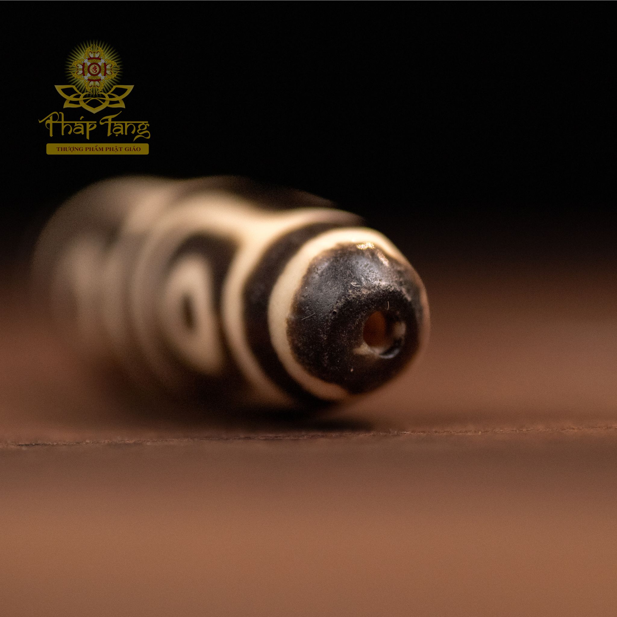 Dzi Thiên Châu 4 Mắt (Hành Giả) Tibet - Năng Lượng Tứ Đại Bồ Tát, Hóa Giải Tam Tai