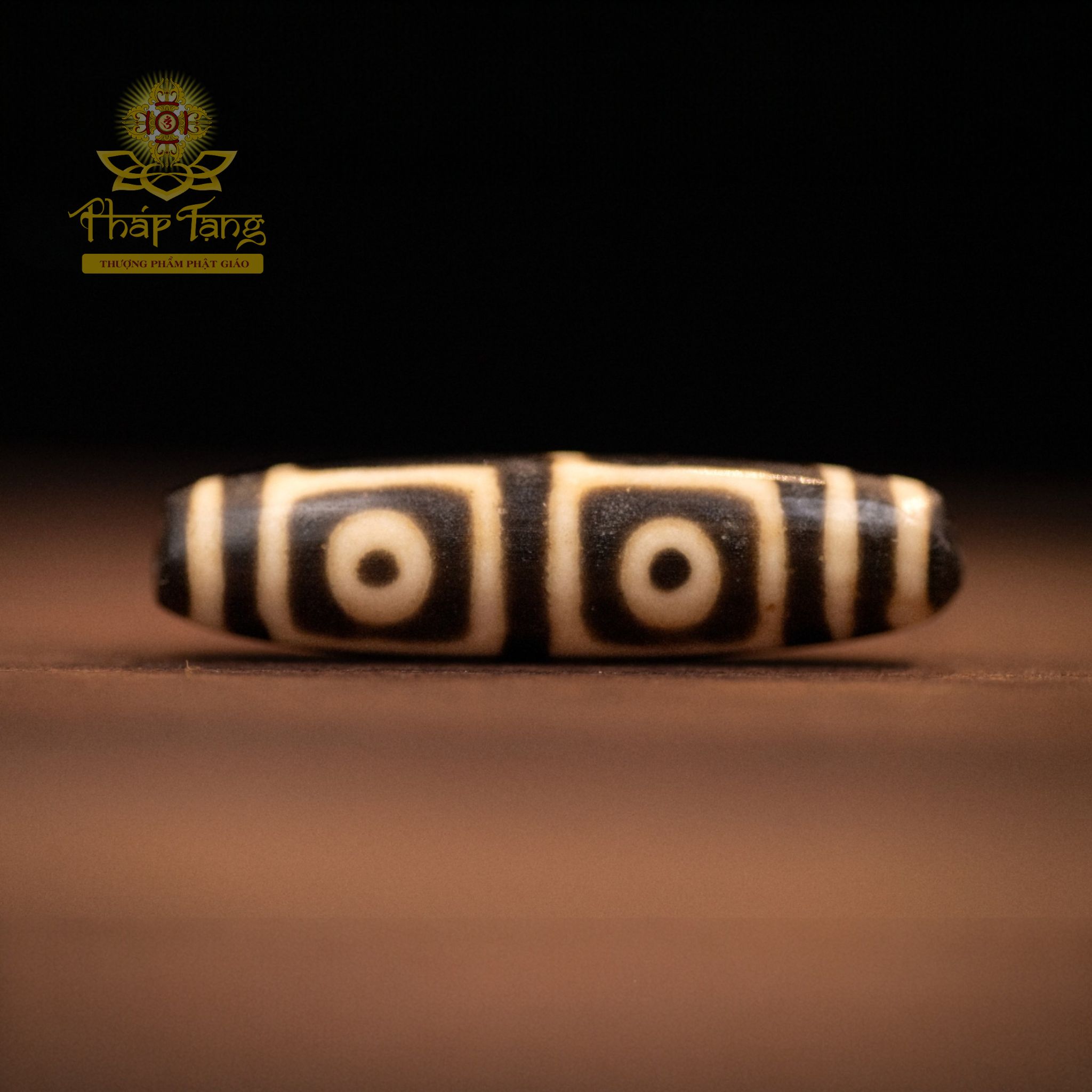 Dzi Thiên Châu 4 Mắt (Hành Giả) Tibet - Năng Lượng Tứ Đại Bồ Tát, Hóa Giải Tam Tai