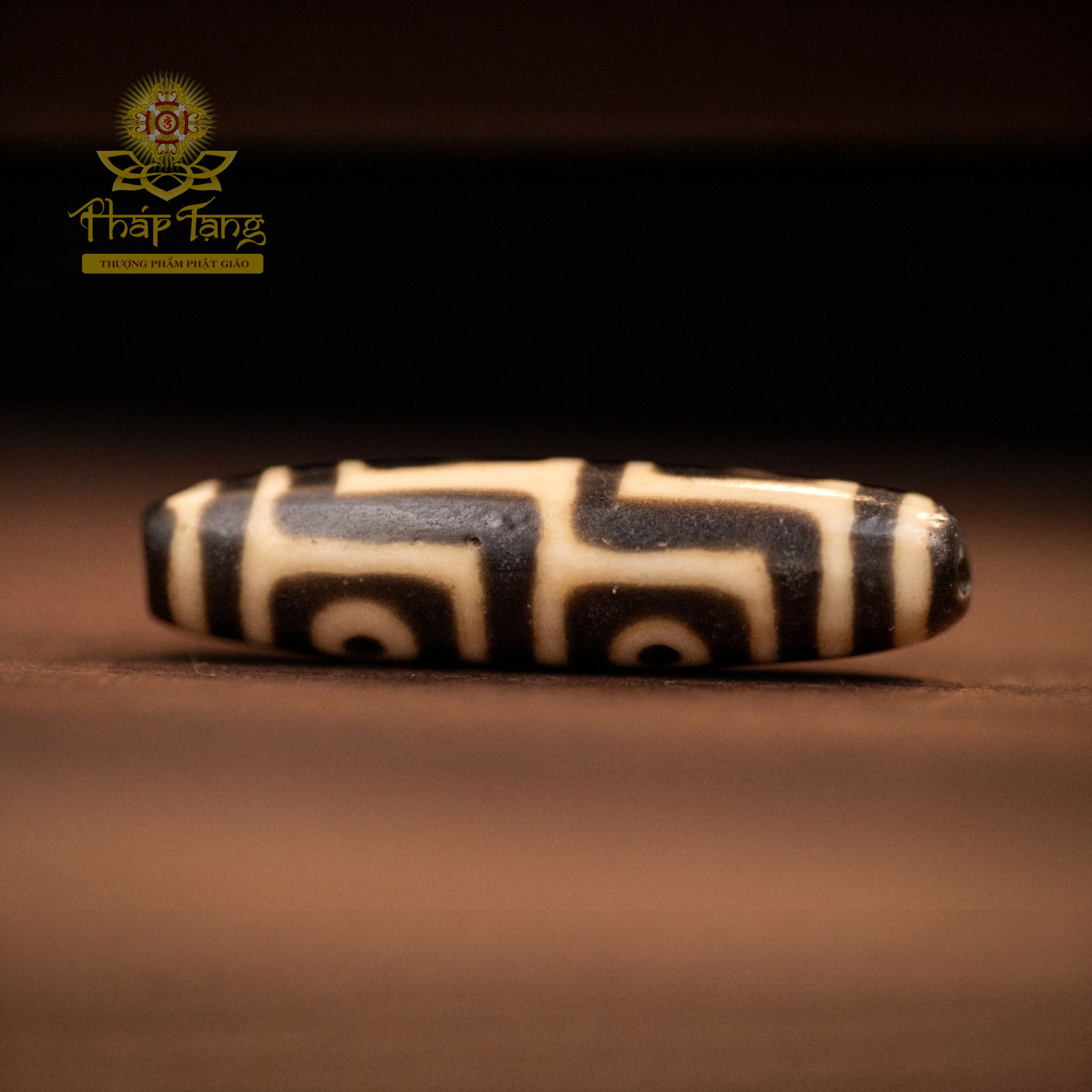 Dzi Thiên Châu 4 Mắt (Hành Giả) Tibet - Năng Lượng Tứ Đại Bồ Tát, Hóa Giải Tam Tai