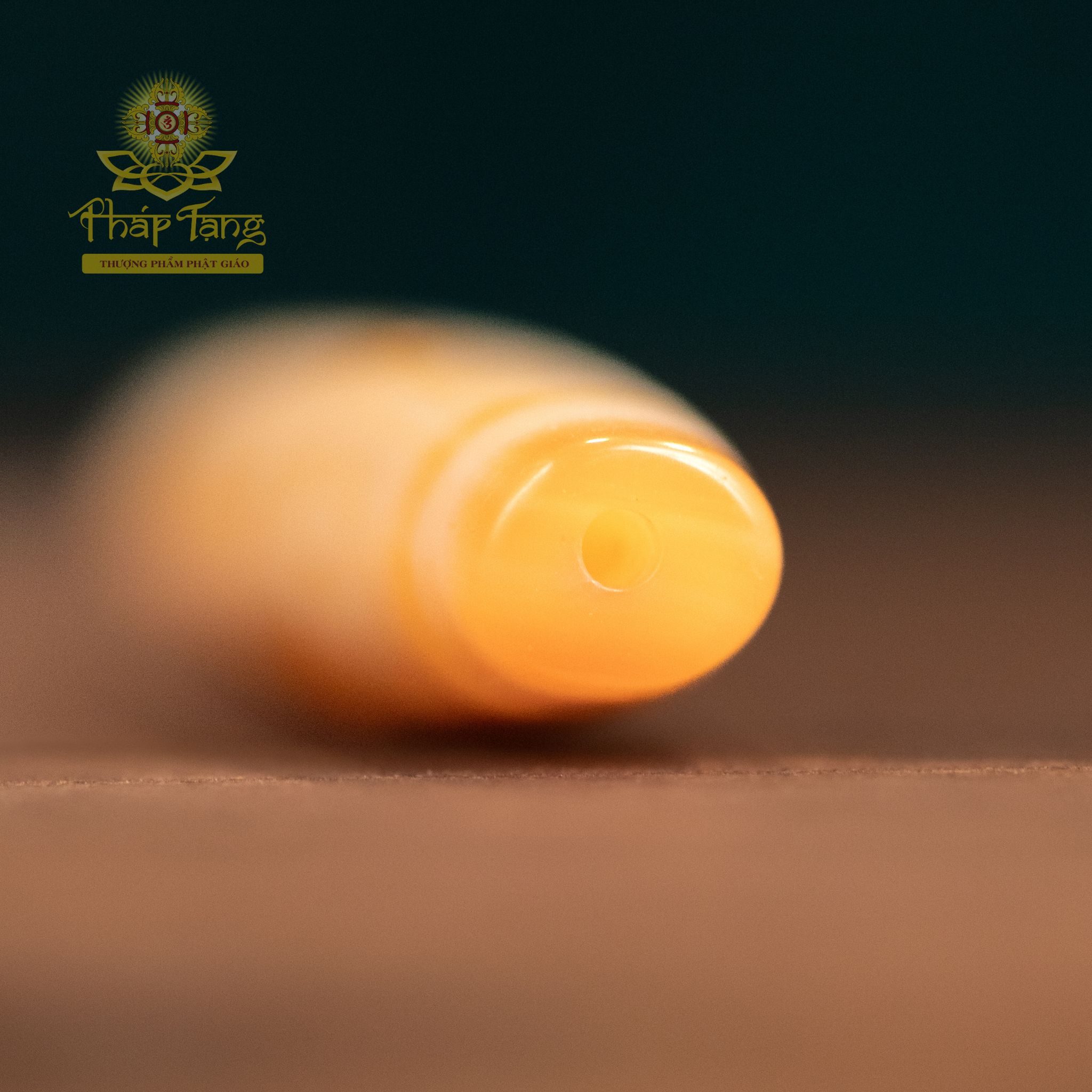 Dzi 9 Mắt Thân Ngọc Pastel Truyền Thừa (Tây Á) - Vua Dzi 5cm