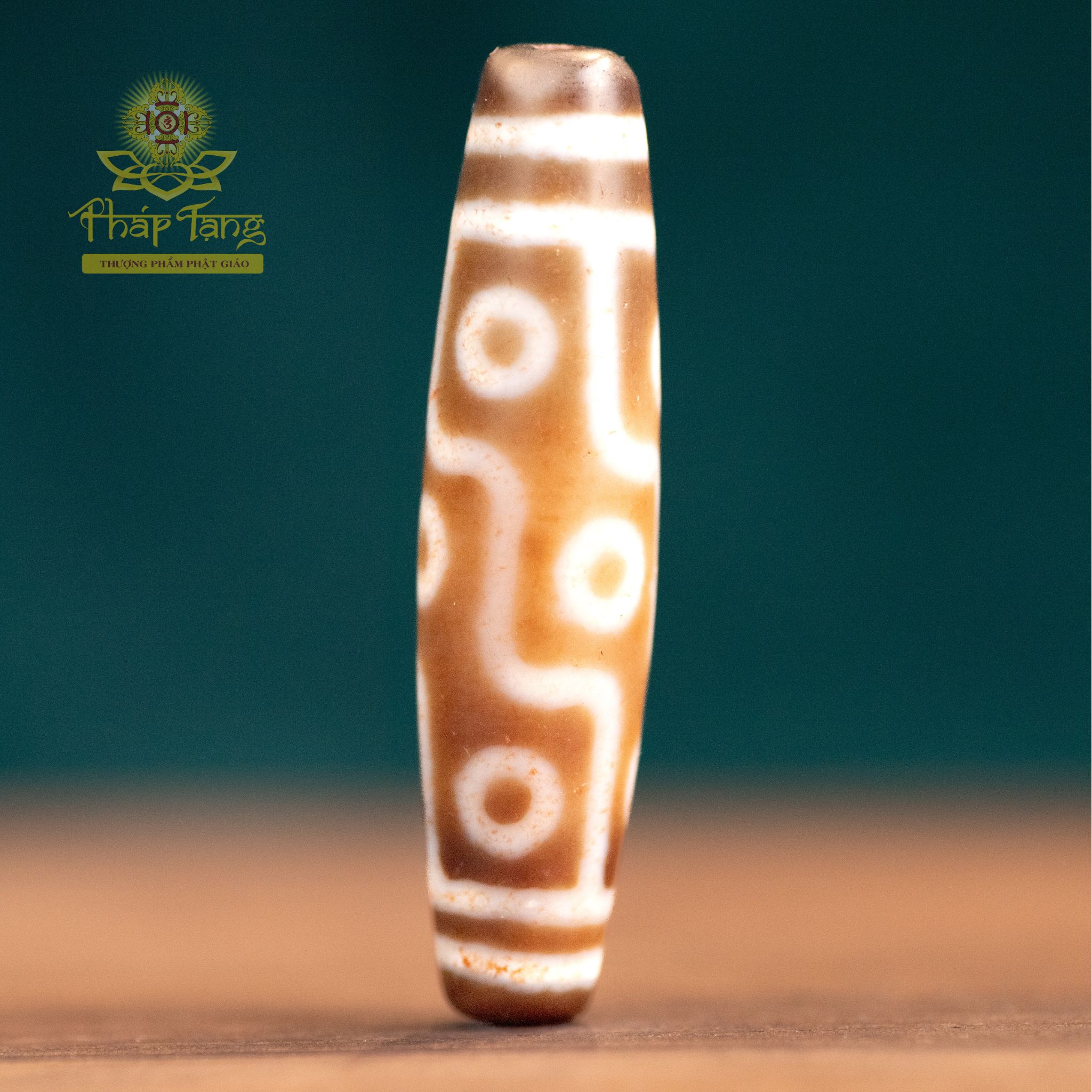 Dzi 9 Mắt Thiên Châu (6CM) - Thân Lên Nước Ngọc