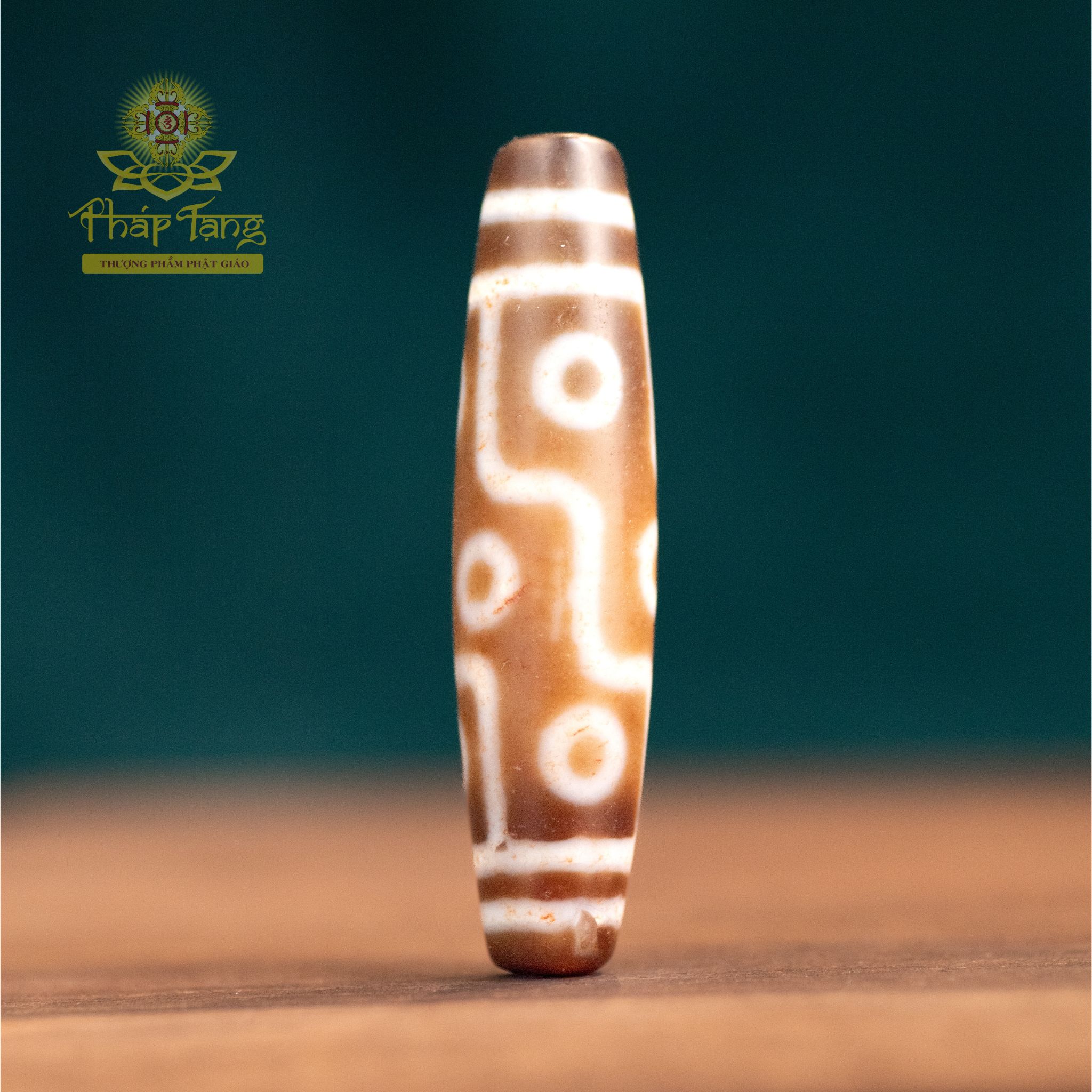 Dzi 9 Mắt Thiên Châu (6CM) - Thân Lên Nước Ngọc