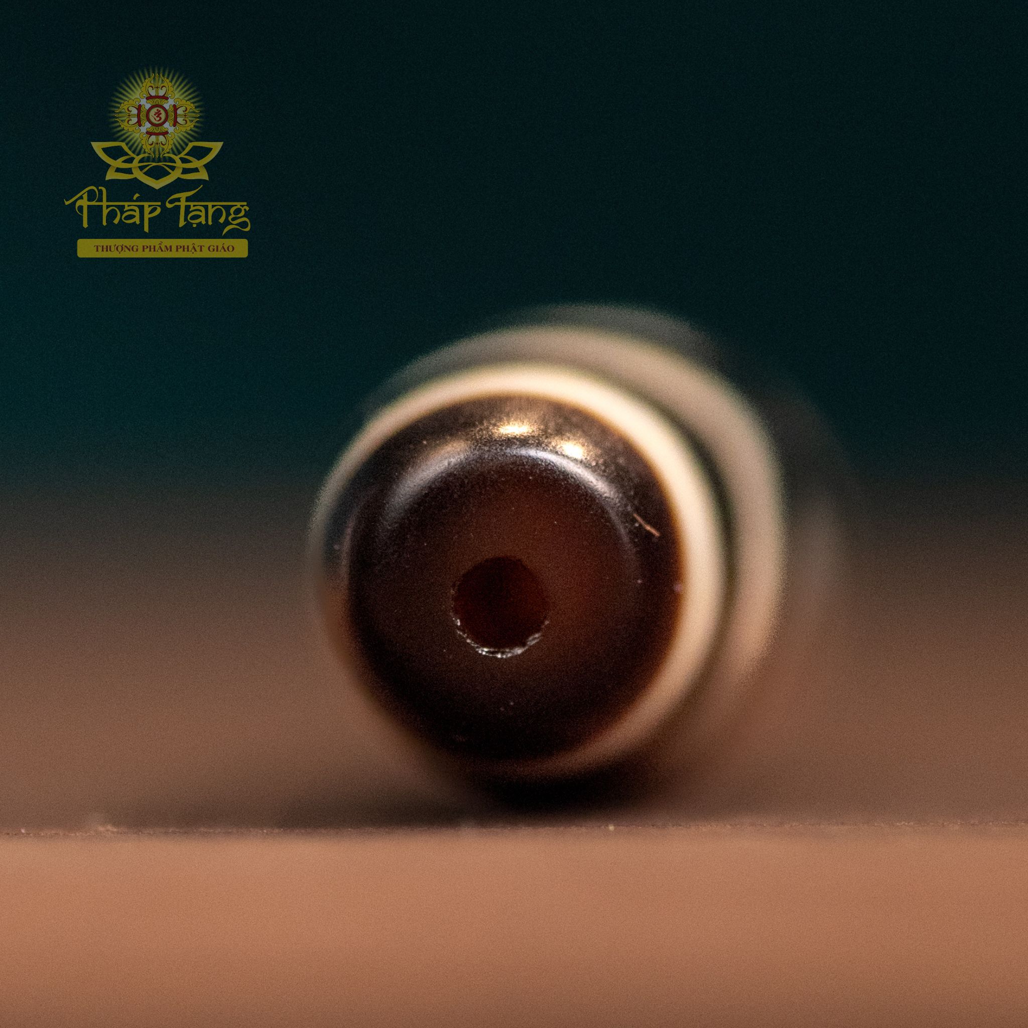 Dzi Hành Giả 3 Mắt Hoa Sen (4CM) - Pháp Bảo Tu Tập Độc Bản