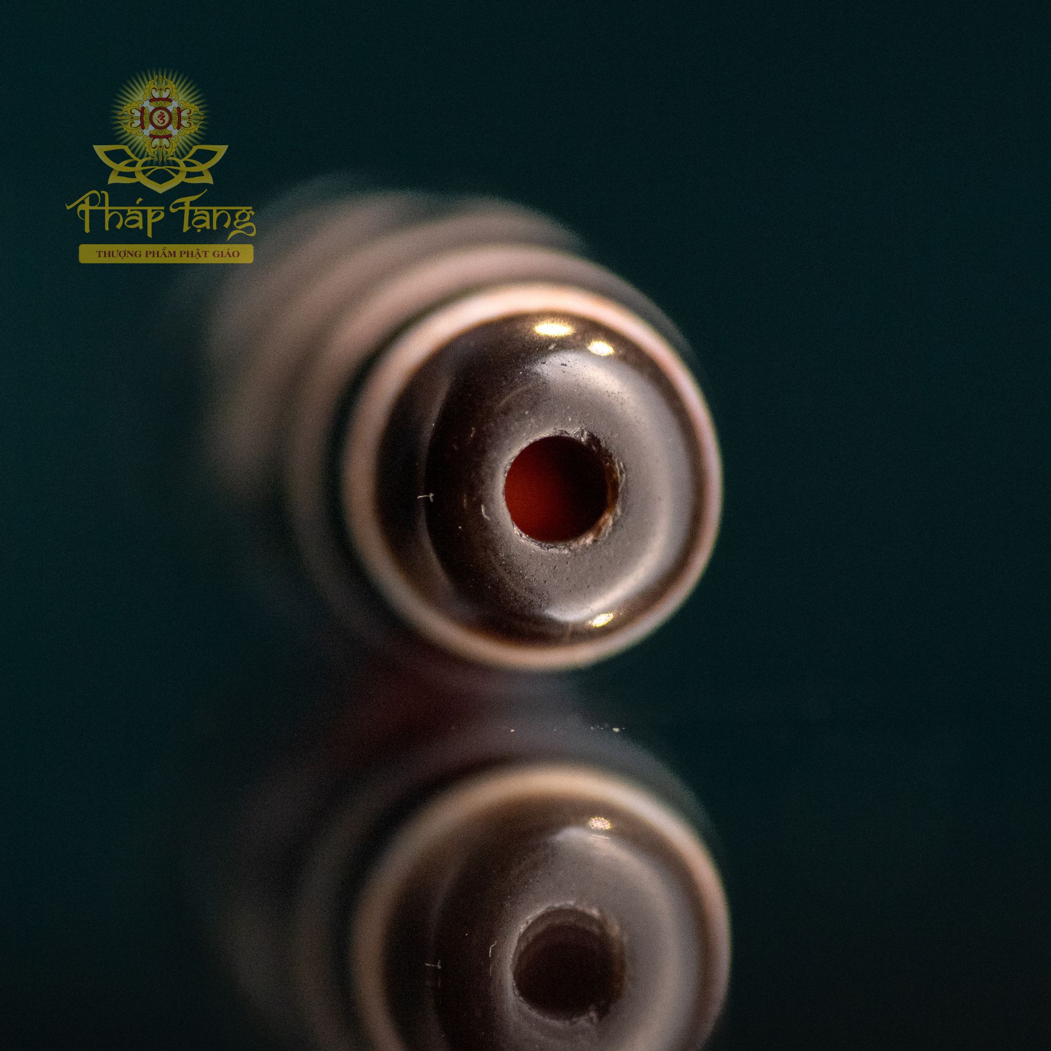 Dzi Hành Giả 7 Mắt (5.6cm) Sâu Tuổi Vân Nứt - Năng Lượng Phật Dược Sư