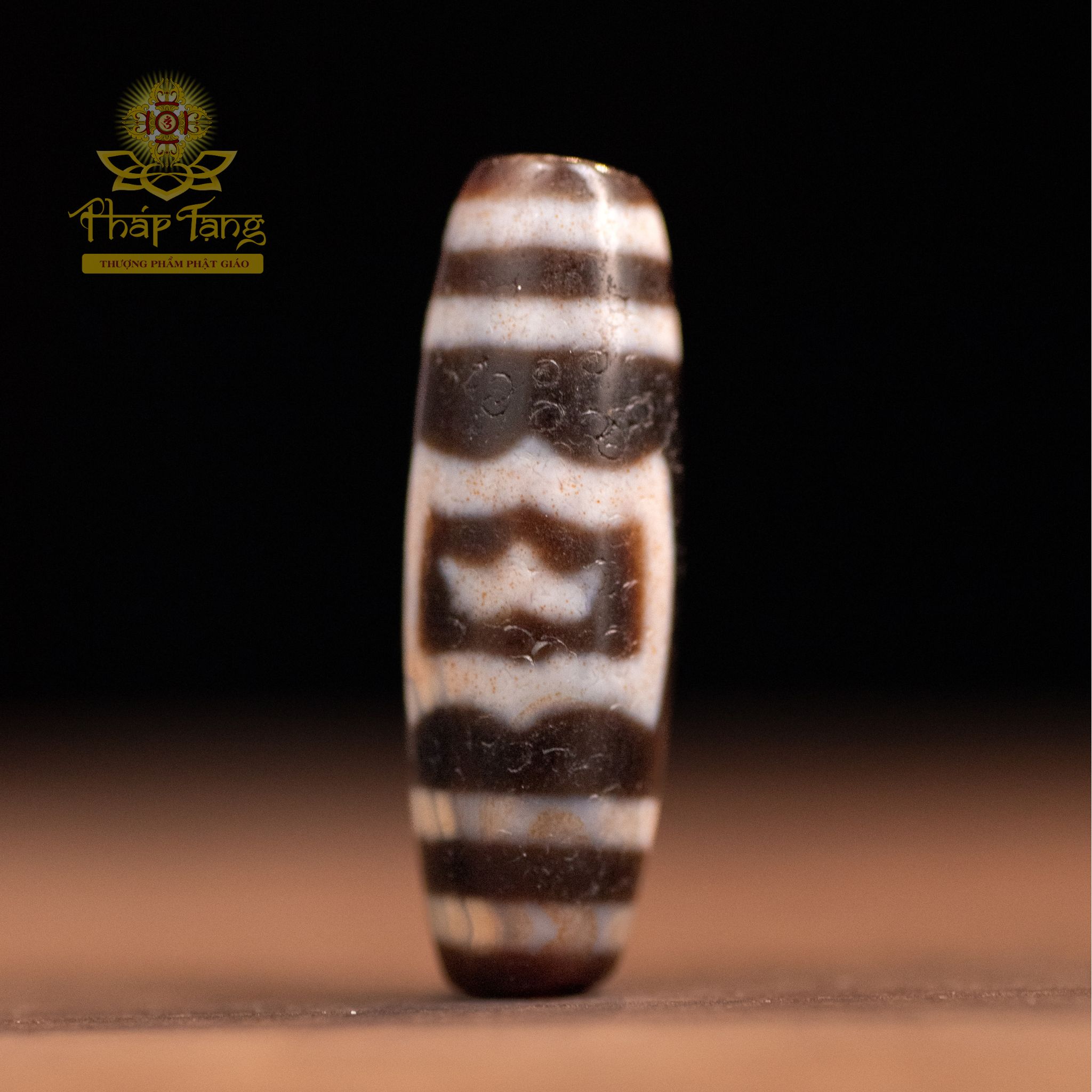 Dzi Kim Sí Điểu (Garuda) Thân Đen Vân Huyết Đỏ - Phá Giải Chướng Ngại