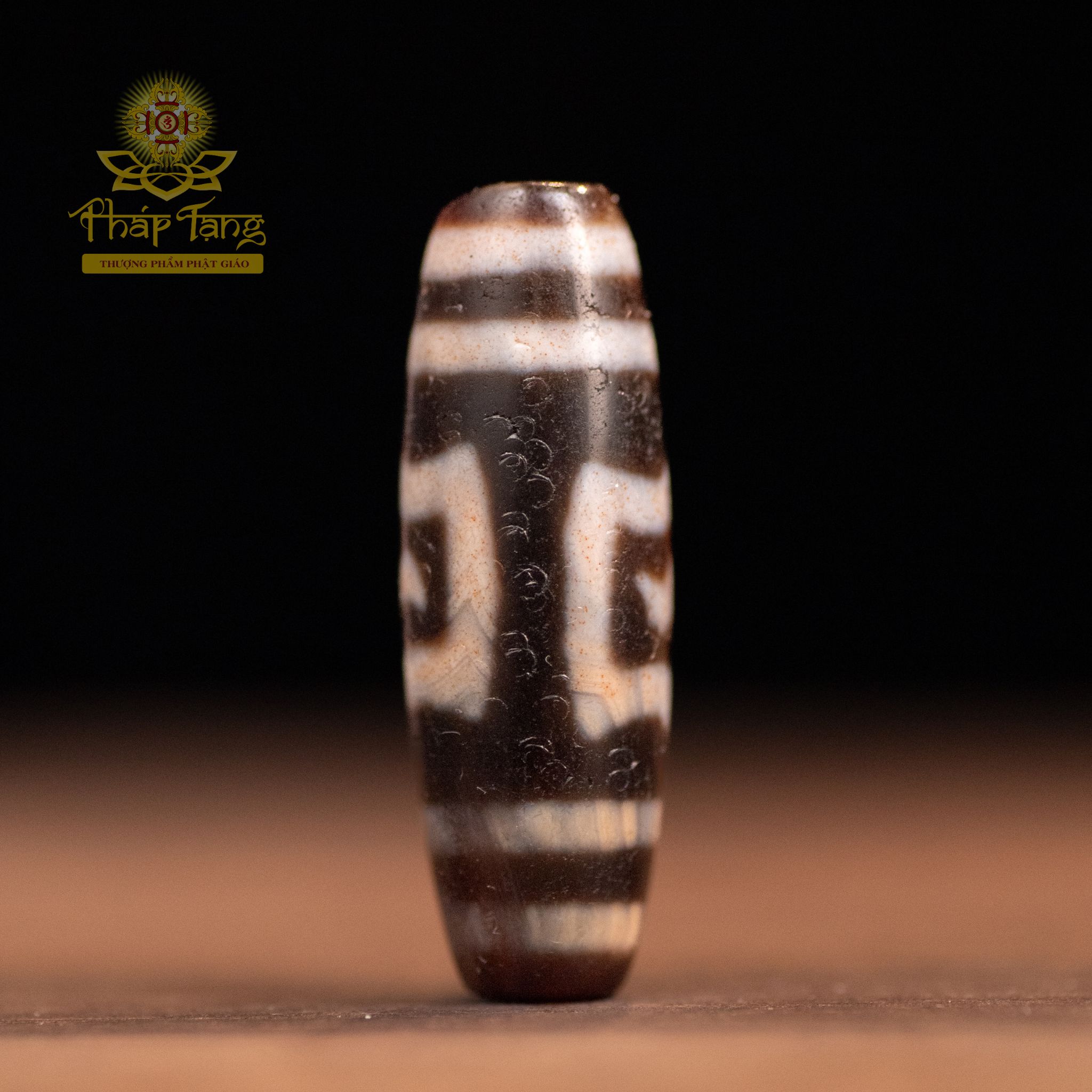 Dzi Kim Sí Điểu (Garuda) Thân Đen Vân Huyết Đỏ - Phá Giải Chướng Ngại