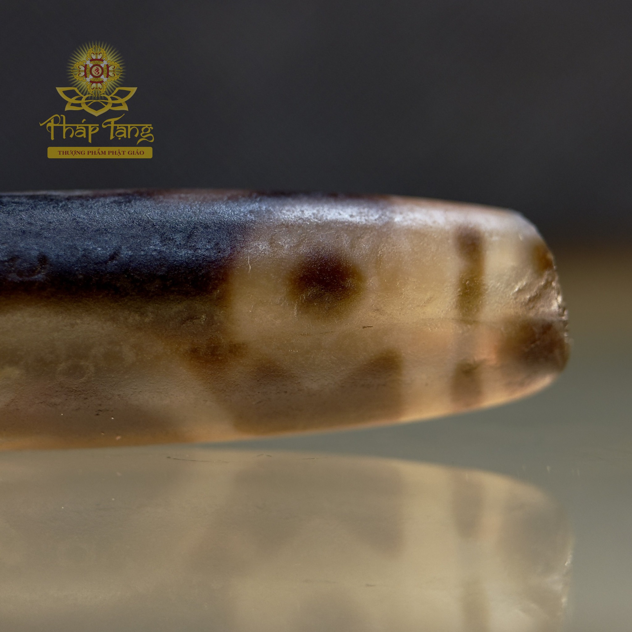 Dzi Như Ý Same Old 47.4mm - Họa Tiết Móc Câu Ruyi - Cầu Được Ước Thấy, Thuận Lợi Hanh Thông