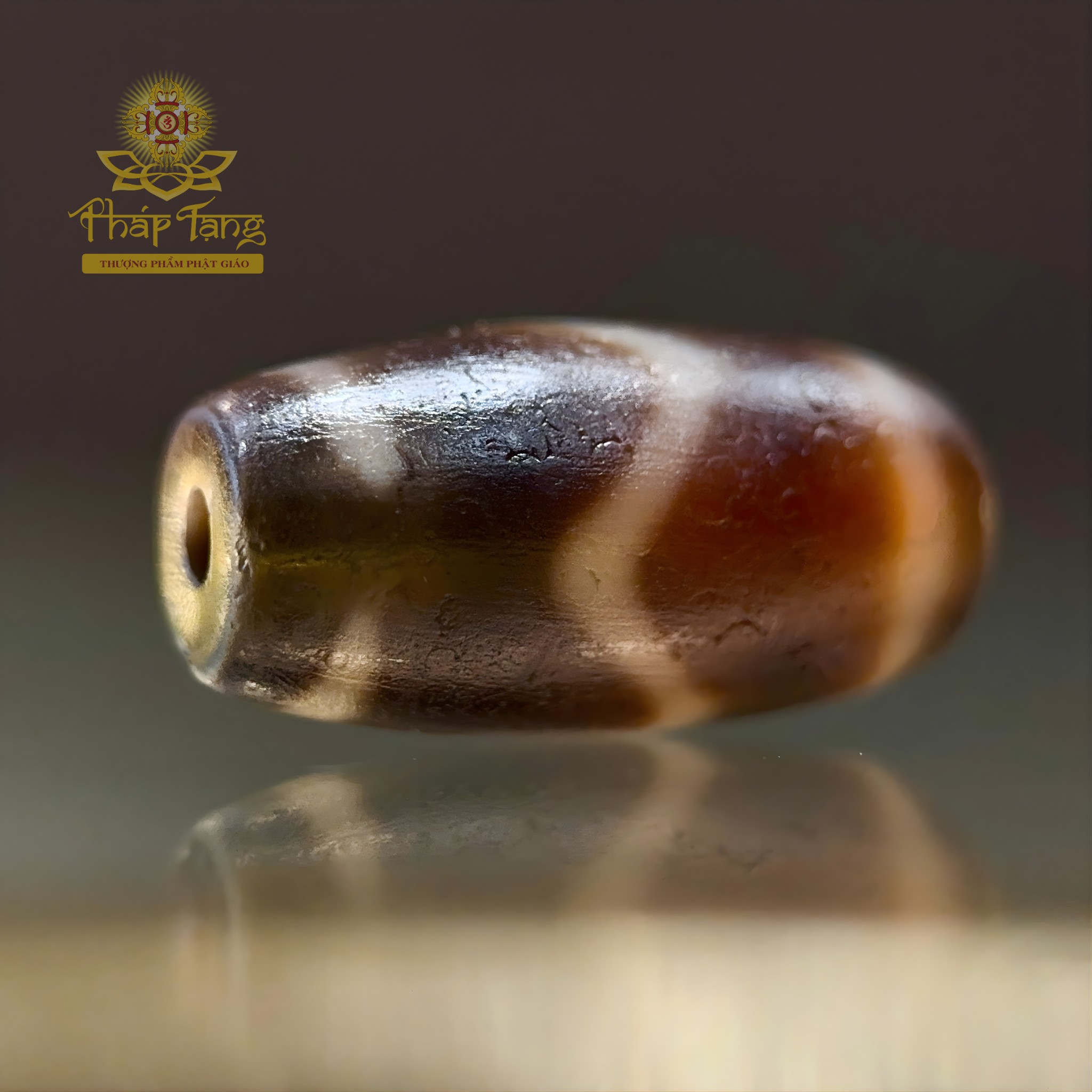 Dzi Nanh Cọp Same Old 22.3mm - Bề Mặt Phong Hóa Sâu Sắc, Hộ Trì Dũng Cảm Vượt Chướng Ngại