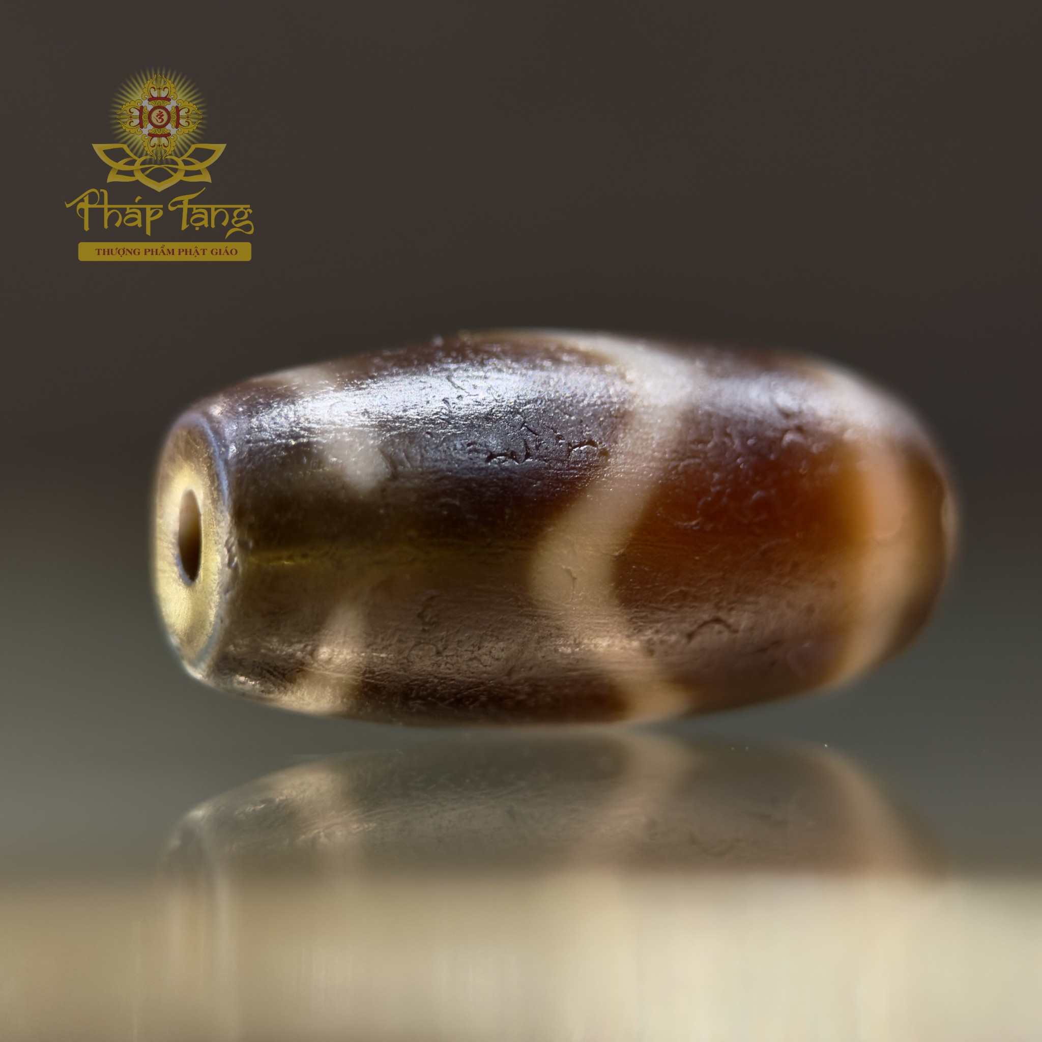 Dzi Nanh Cọp Same Old 22.3mm - Bề Mặt Phong Hóa Sâu Sắc, Hộ Trì Dũng Cảm Vượt Chướng Ngại