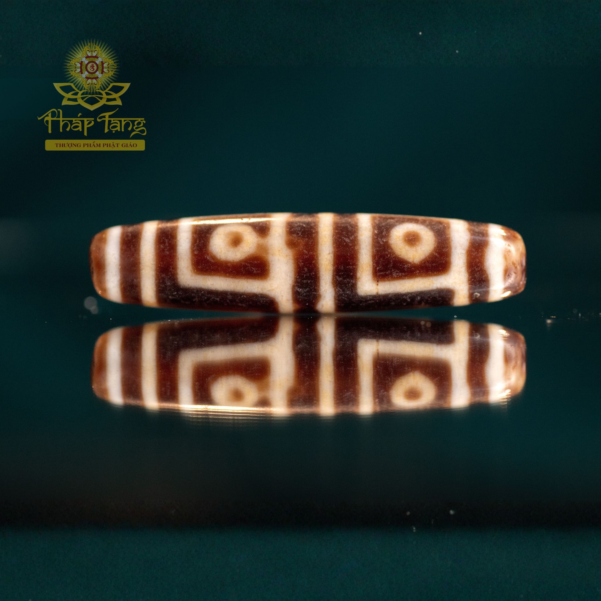 Dzi Thiên Châu 4 Mắt 5,9cm - Hội Tụ Năng Lượng Tứ Đại Bồ Tát, Hóa Giải Tam Tai