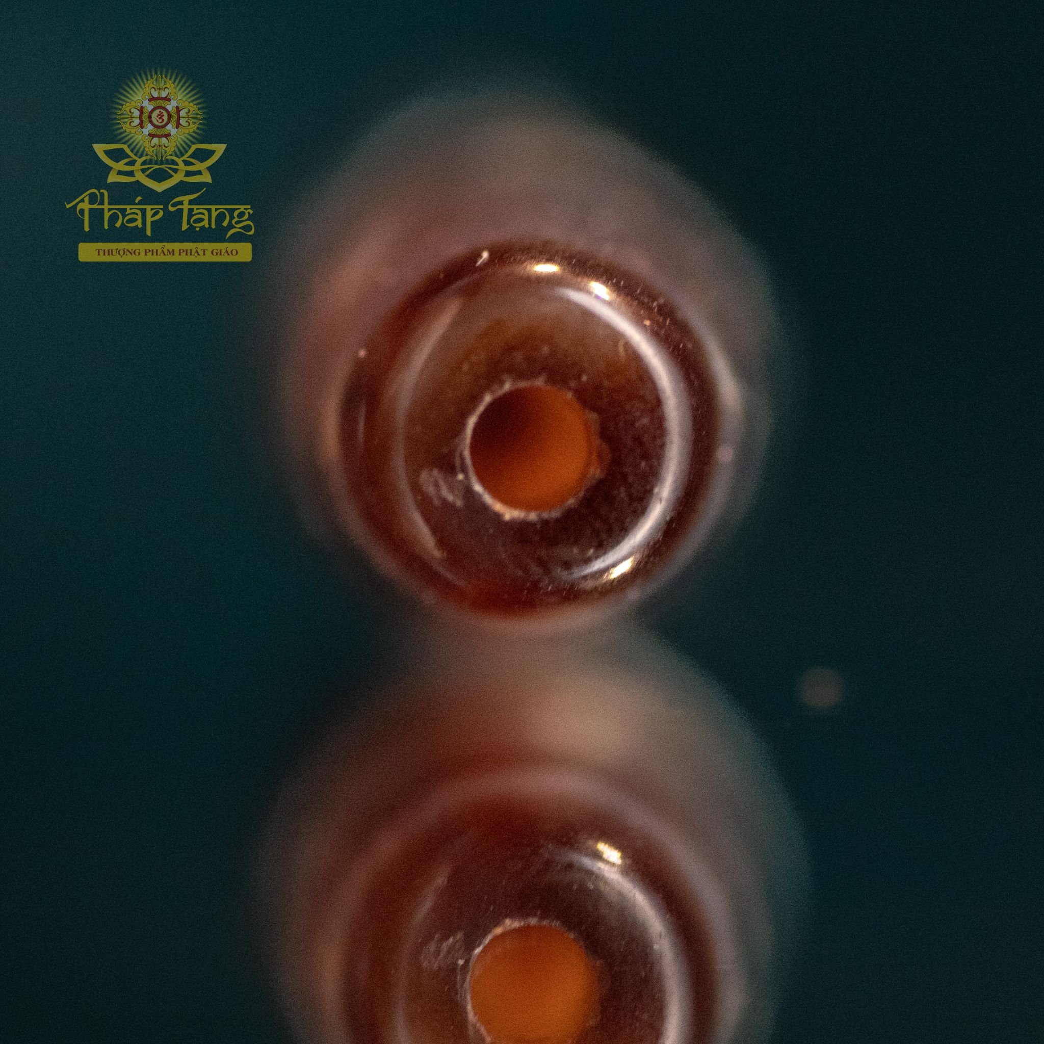 Dzi Thiên Địa 6 Sọc Ngang 5.8CM | Thân Dầu Vân Sớ Đá Ngọc Tự Nhiên