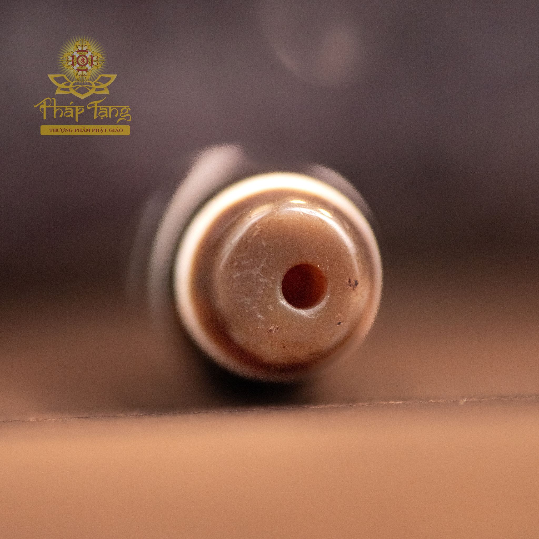 Dzi Thiên Địa Kép Nepal - Biểu Tượng "Trời Tròn Đất Vuông", Cân Bằng Âm Dương