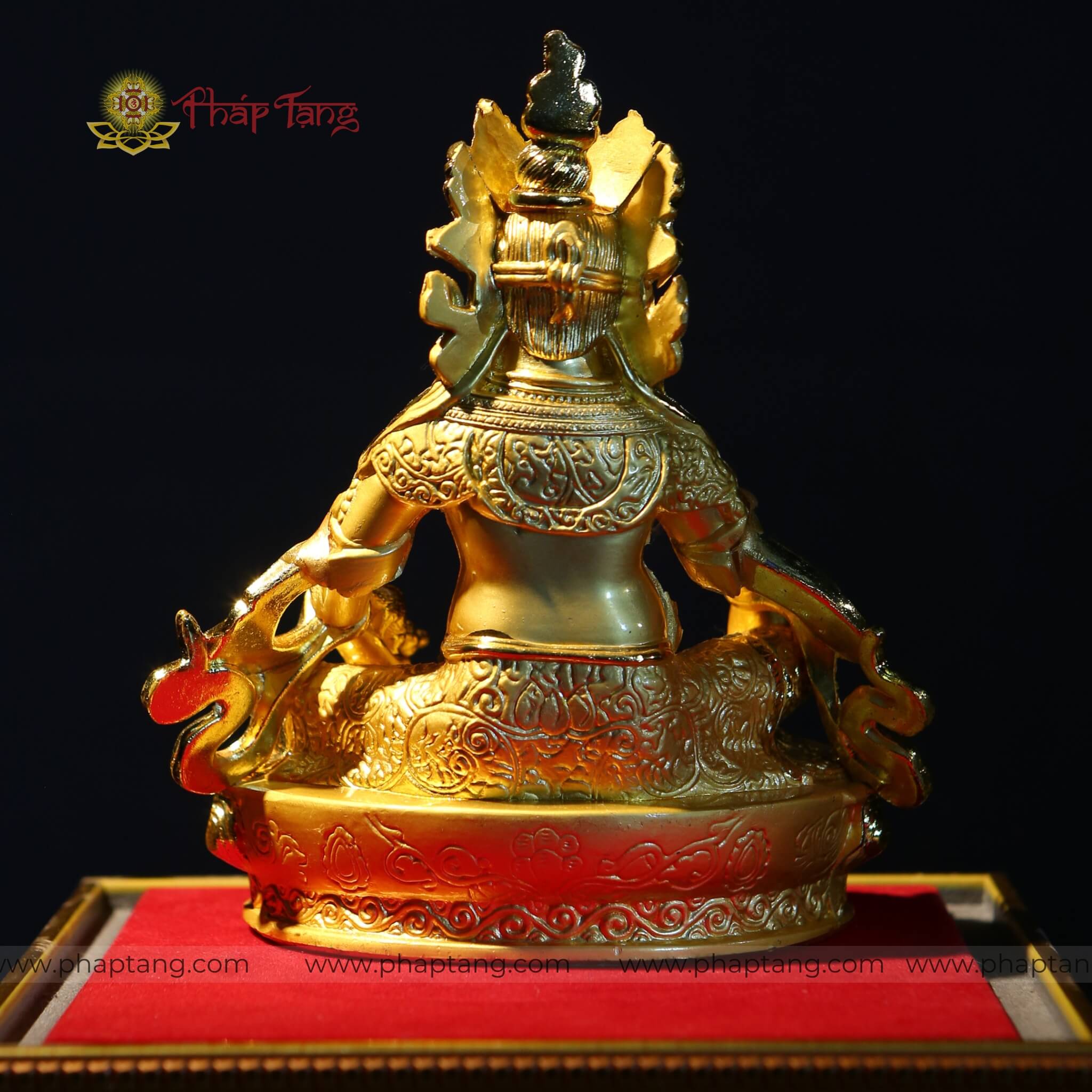 TÔN TƯỢNG HOÀNG THẦN TÀI HỢP KIM MẠ VÀNG ẤN ĐỘ