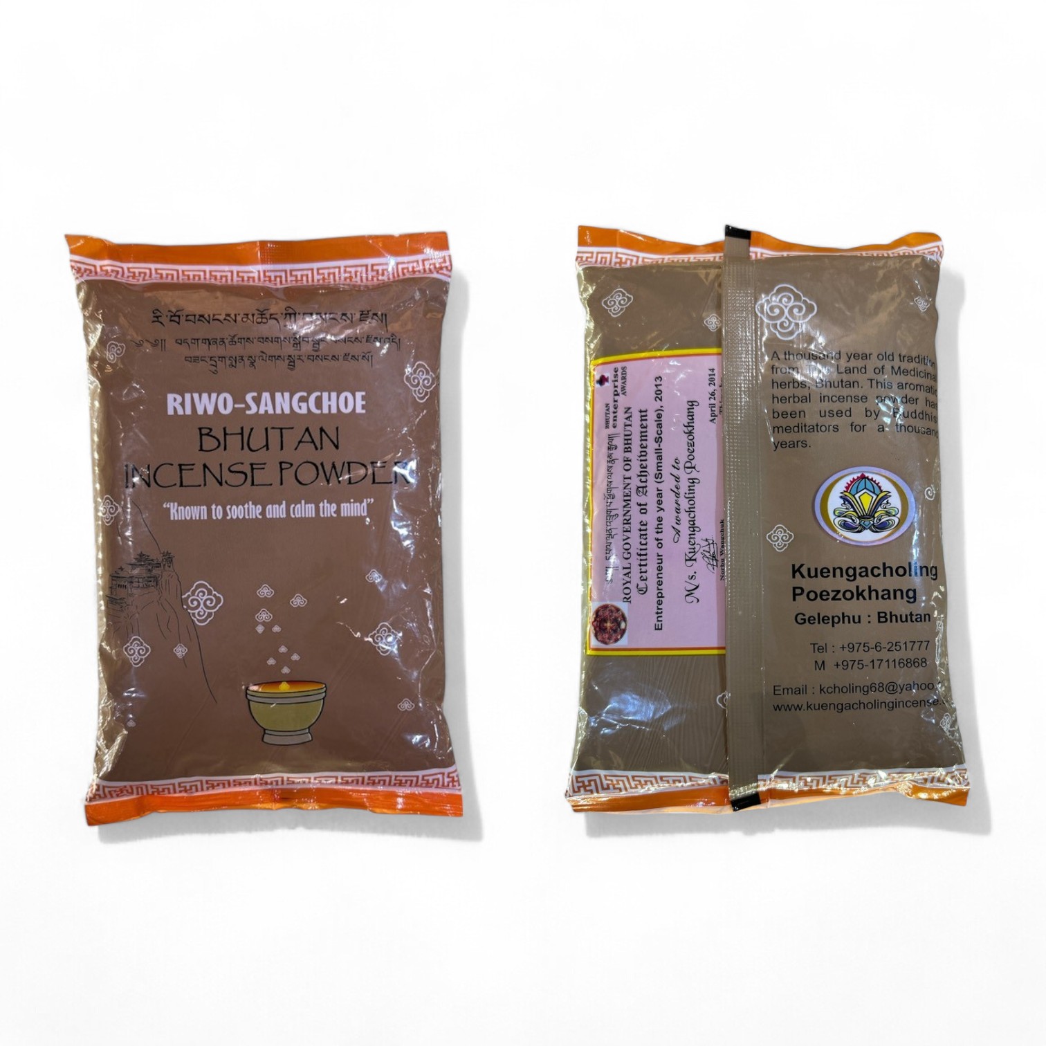Bột Nhang Thảo Mộc Tự Nhiên Riwo-Sangchoe Bhutan