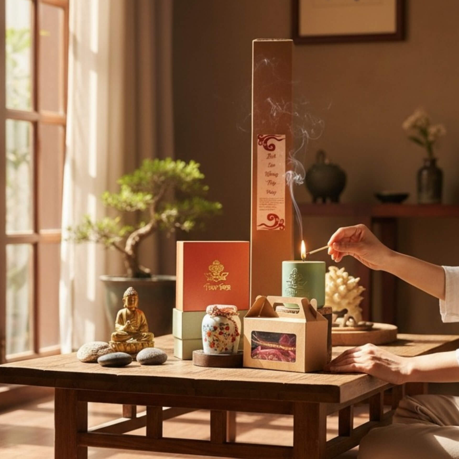 Combo Khai Môn Hưng Thịnh - Bộ Lễ Khai Trương Đón Tài Lộc & Vượng Khí