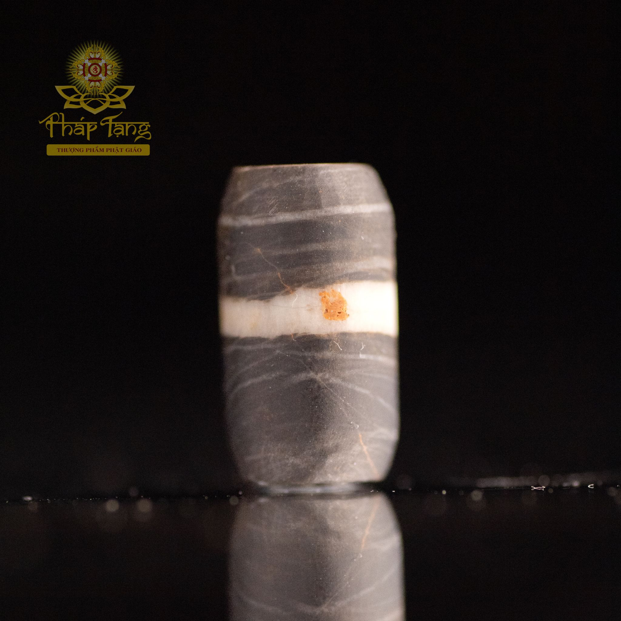 Lu Thống Sulemani Agate Cổ Đại (2cm) - Bảo Vật Hộ Mệnh Từ Con Đường Tơ Lụa