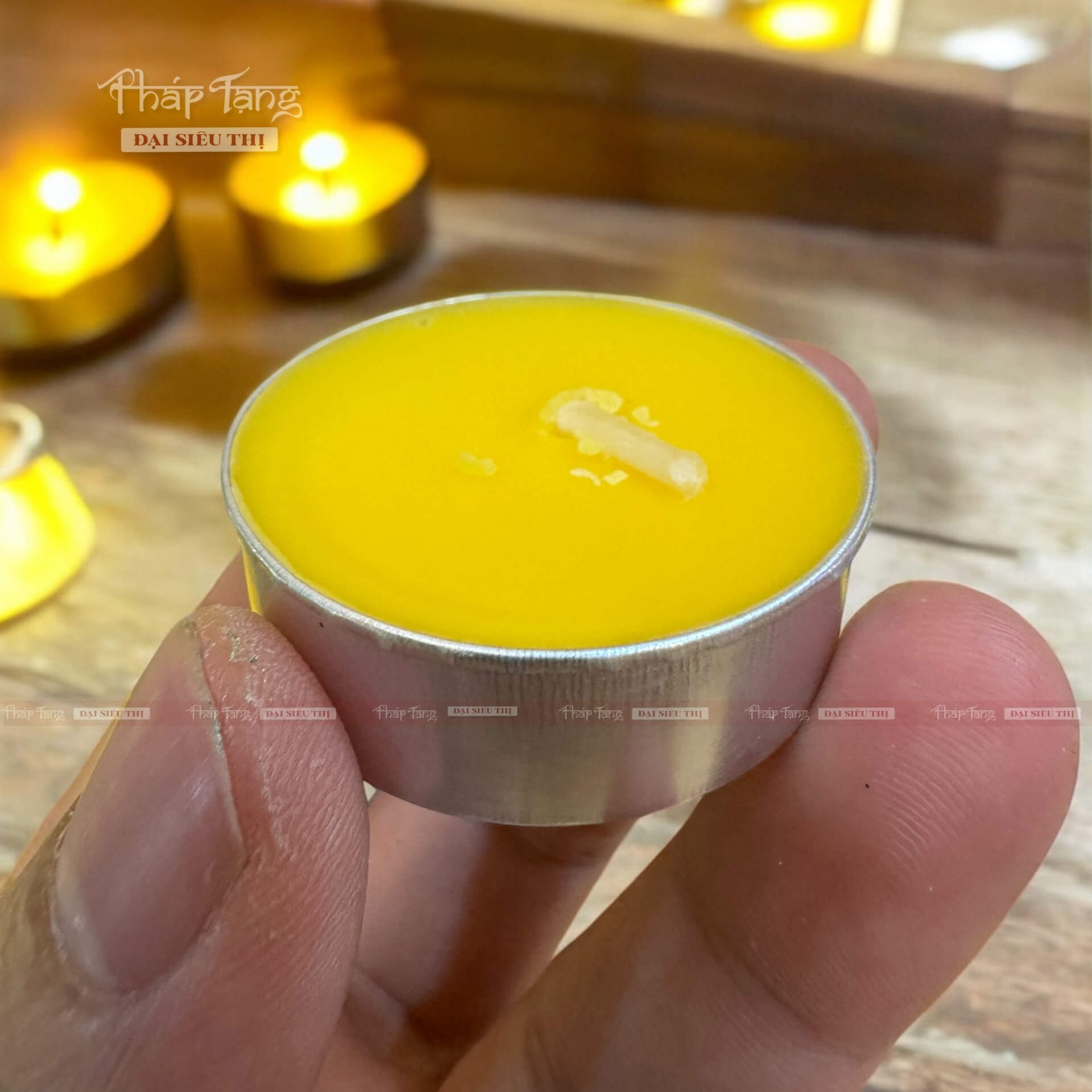 Nến Bơ Thực Vật Malaysia 4H (Hộp 100 Viên) - Nến Cúng Dường