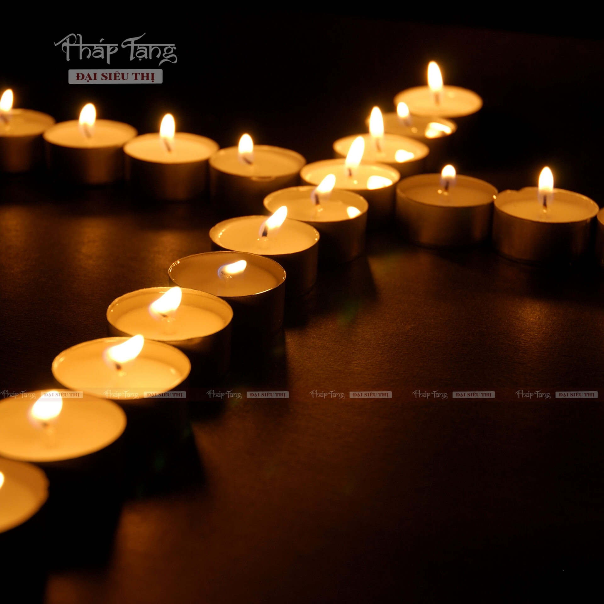 Nến Bơ Thực Vật Malaysia 4H (Hộp 100 Viên) - Nến Cúng Dường