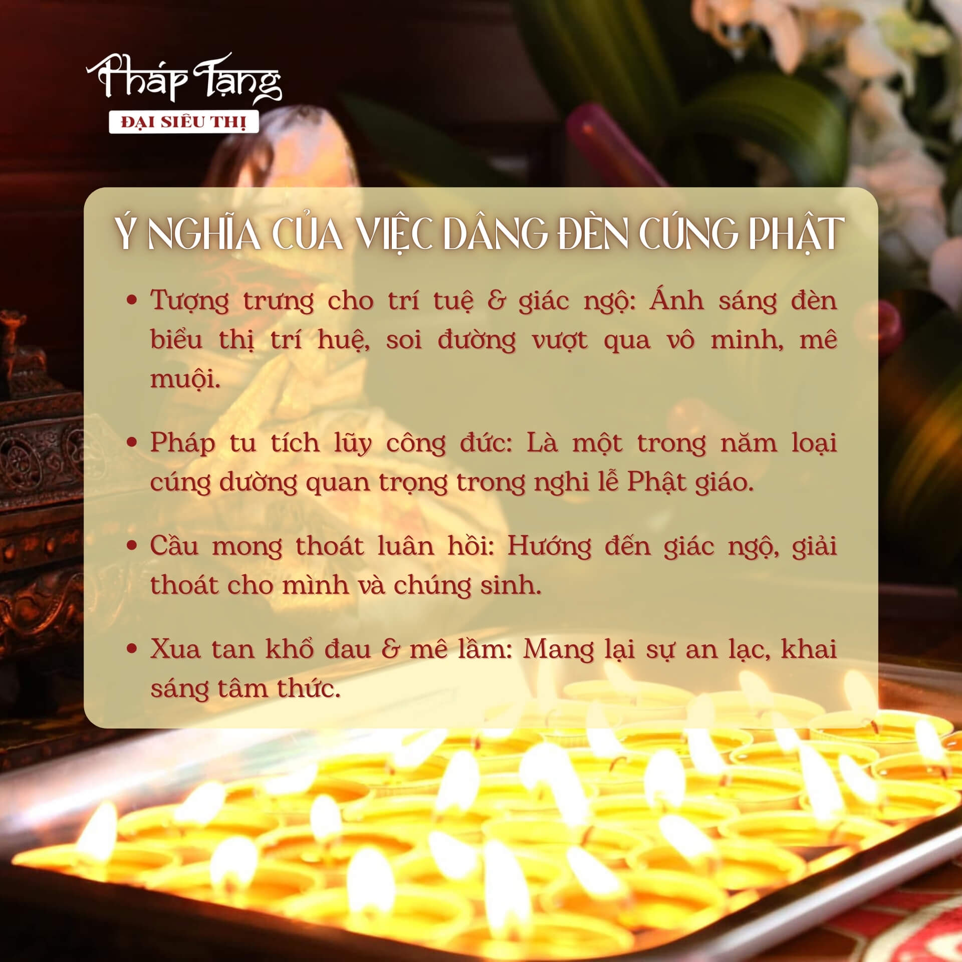 Nến Bơ Thực Vật Malaysia 4H (Hộp 100 Viên) - Nến Cúng Dường