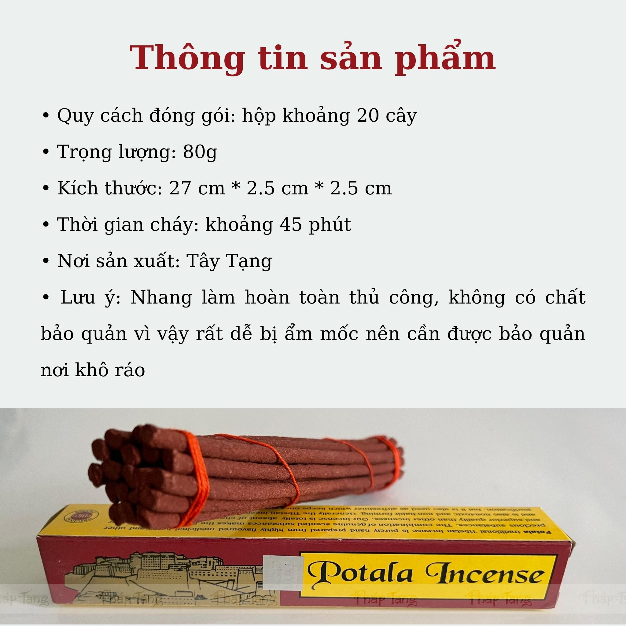 NHANG POTALA INCENSE ẤN ĐỘ