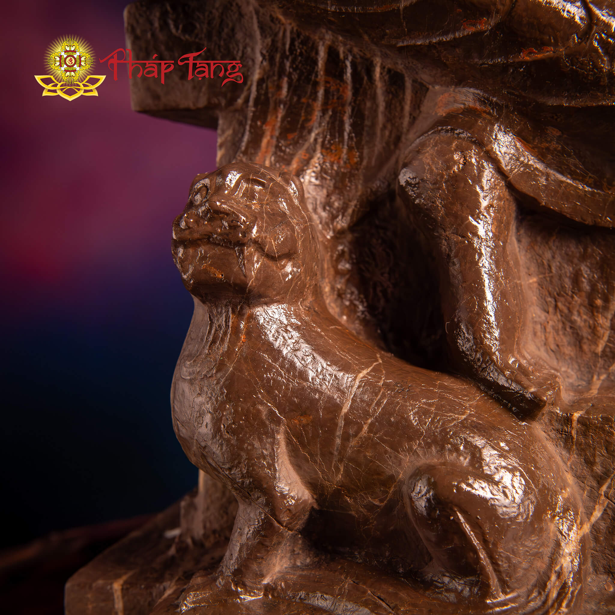 TƯỢNG PHẬT BỔN SƯ THÍCH CA ĐÁ XANH NGUYÊN KHỐI CỔ