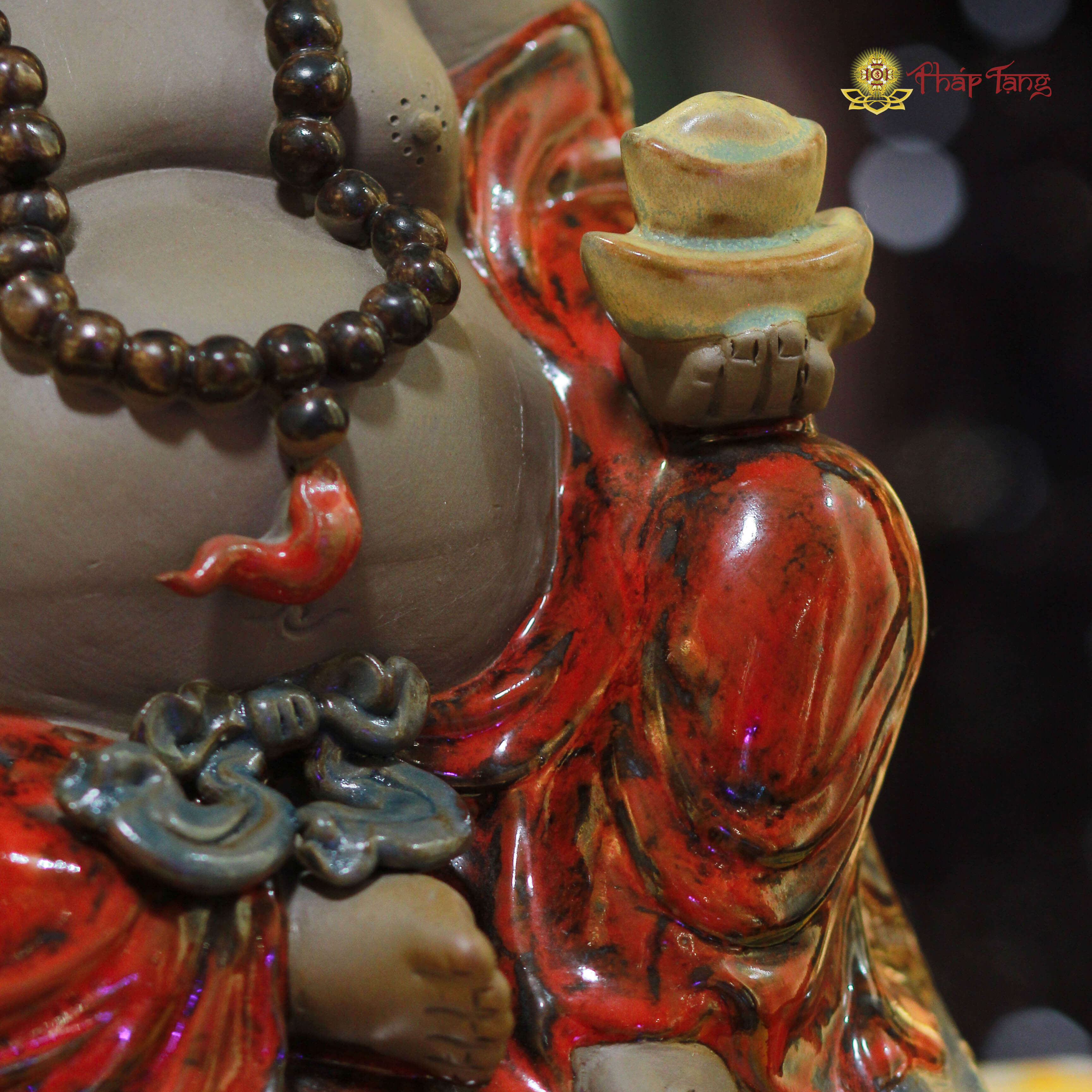 TÔN TƯỢNG ĐỨC PHẬT DI LẶC GỐM BÁT TRÀNG