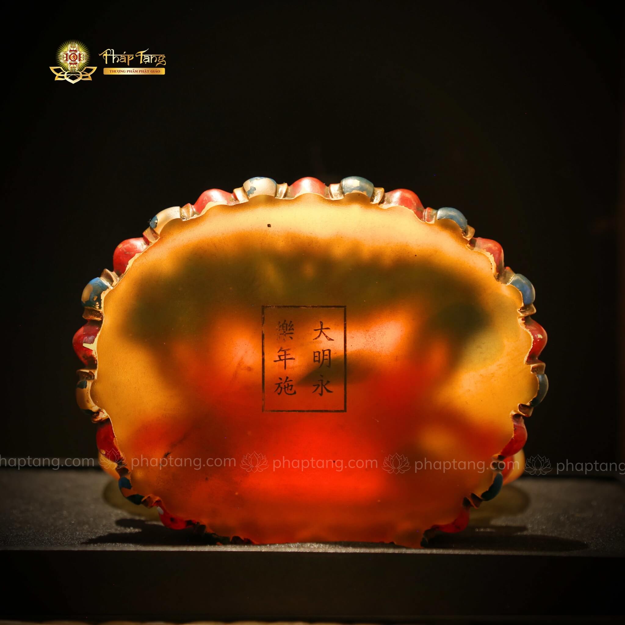 BỒ TÁT QUAN ÂM LƯU LY XƯA DÁNG NGỒI 22CM