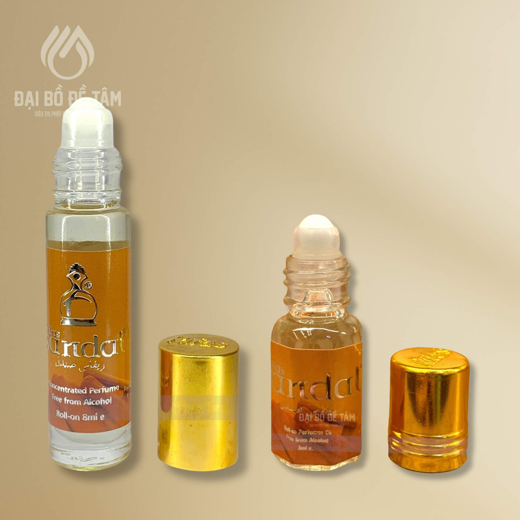 Tinh Dầu Chiên Đàn Ấn Độ Rifas - 8ml - Không gian bài trí trang nghiêm thanh tịnh - Siêu Thị Đại Bồ Đề Tâm