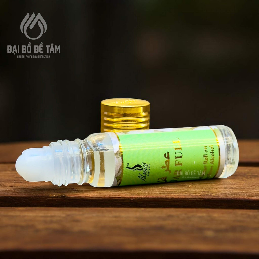 Tinh Dầu Hoa Lài Attar Full ấN Độ 6ml Không Cồn – Dưỡng Da, Thư Giãn, Dễ Ngủ - Không gian bài trí trang nghiêm thanh tịnh - Siêu Thị Đại Bồ Đề Tâm