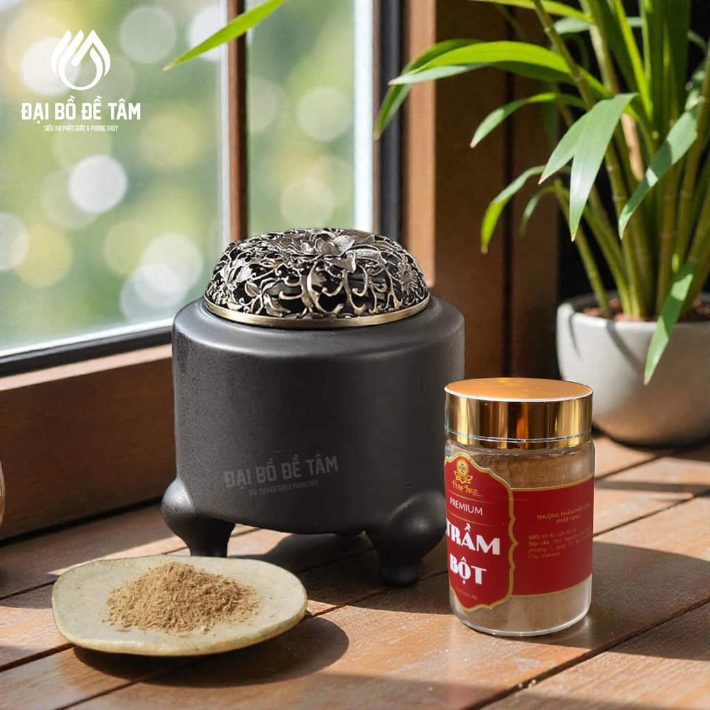 Bột Trầm Khánh Hòa Pháp Tạng 20g - Hương trầm thiên nhiên