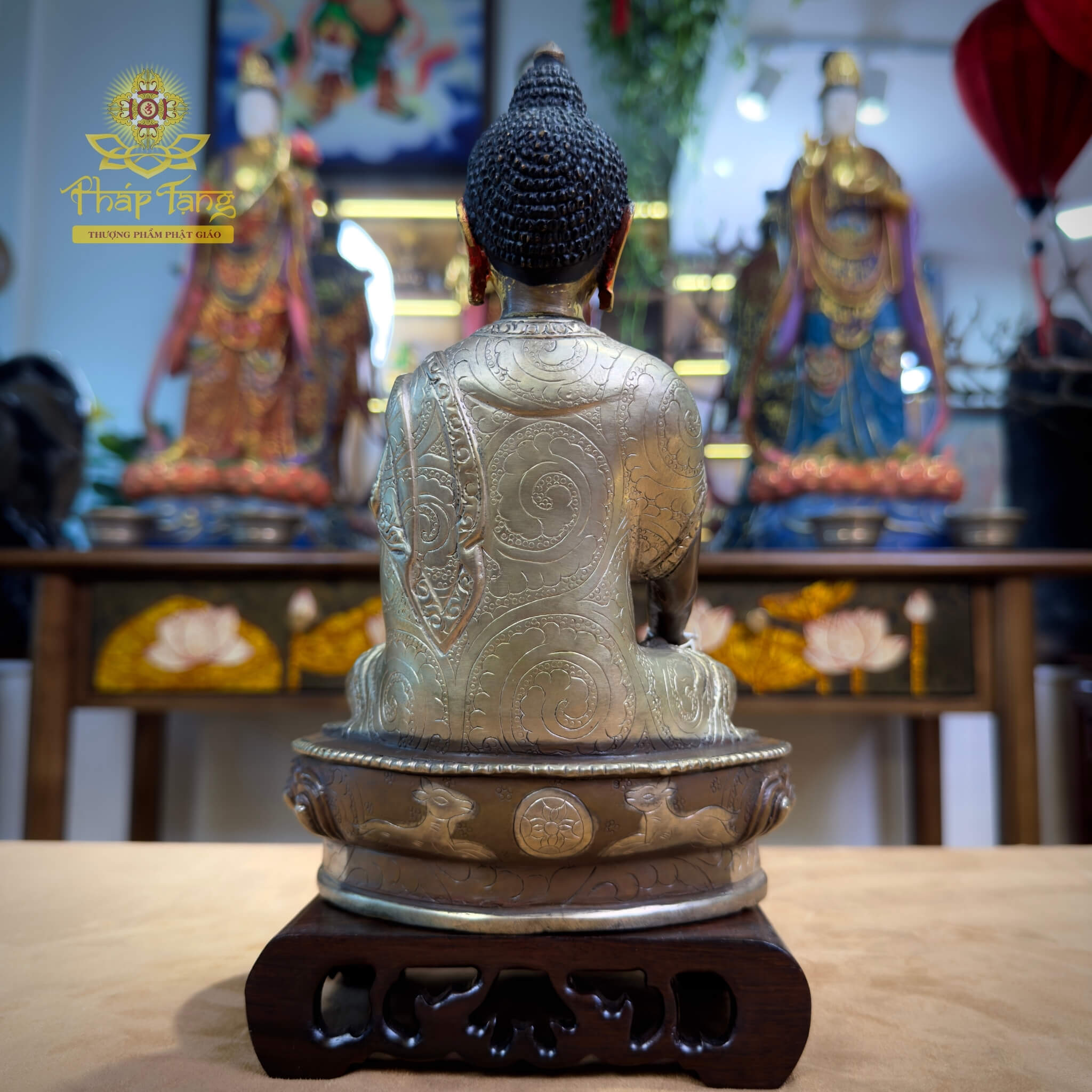 Thánh Tượng Bổn Sư Thích Ca Mâu Ni Phật Đồng Nepal 22cm