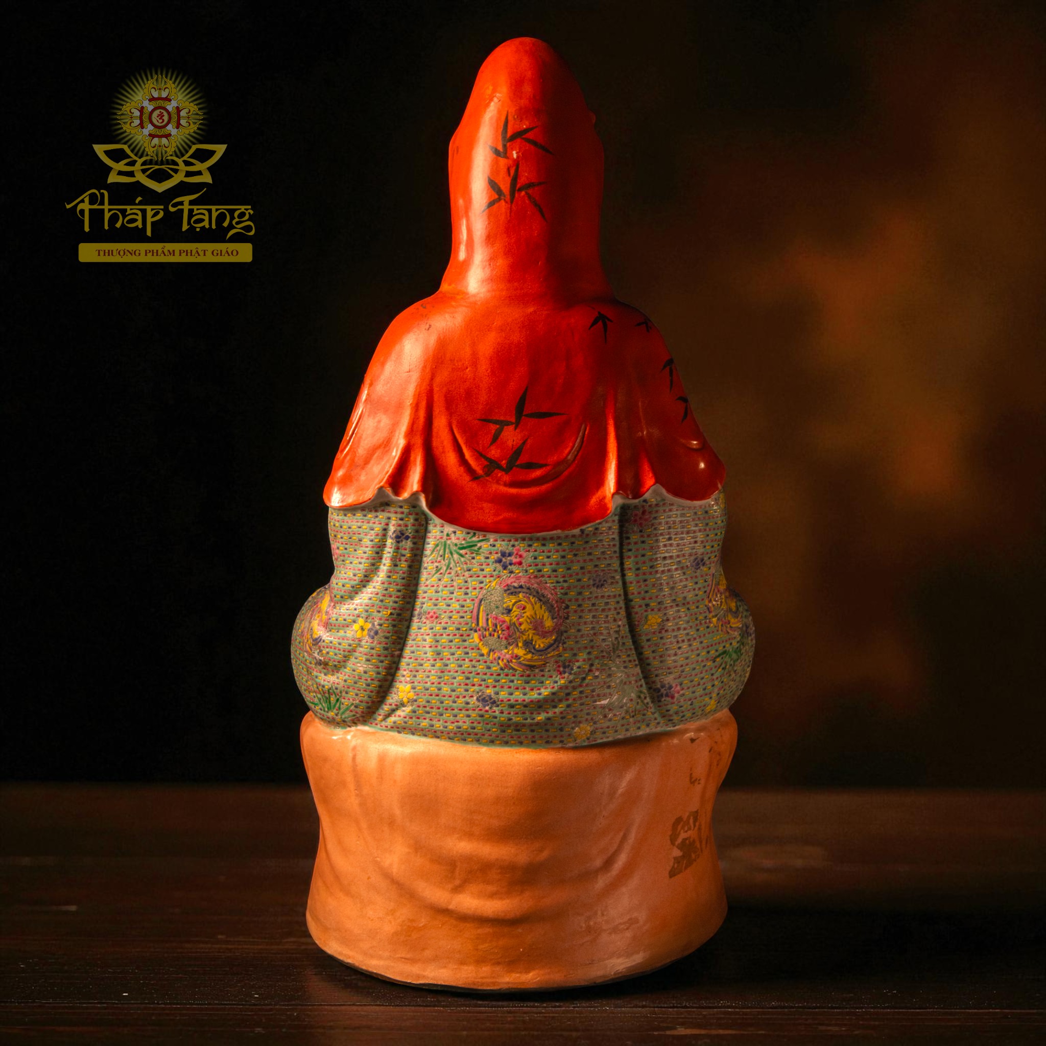 Thánh Tượng Quan Thế Âm Bồ Tát Gốm Xưa Trung Quốc Sưu Tầm 70CM