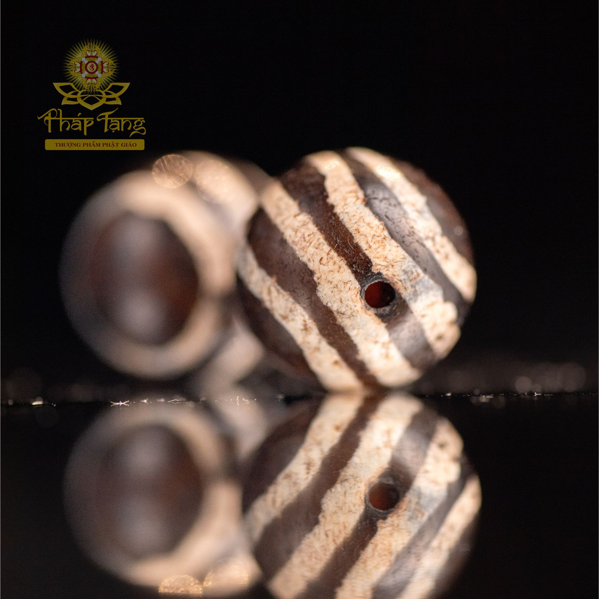 Hạt Pyu Dzi Cổ (3cm) - Thiên Châu Hộ Mệnh Từ Nền Văn Minh Pyu Cổ Đại