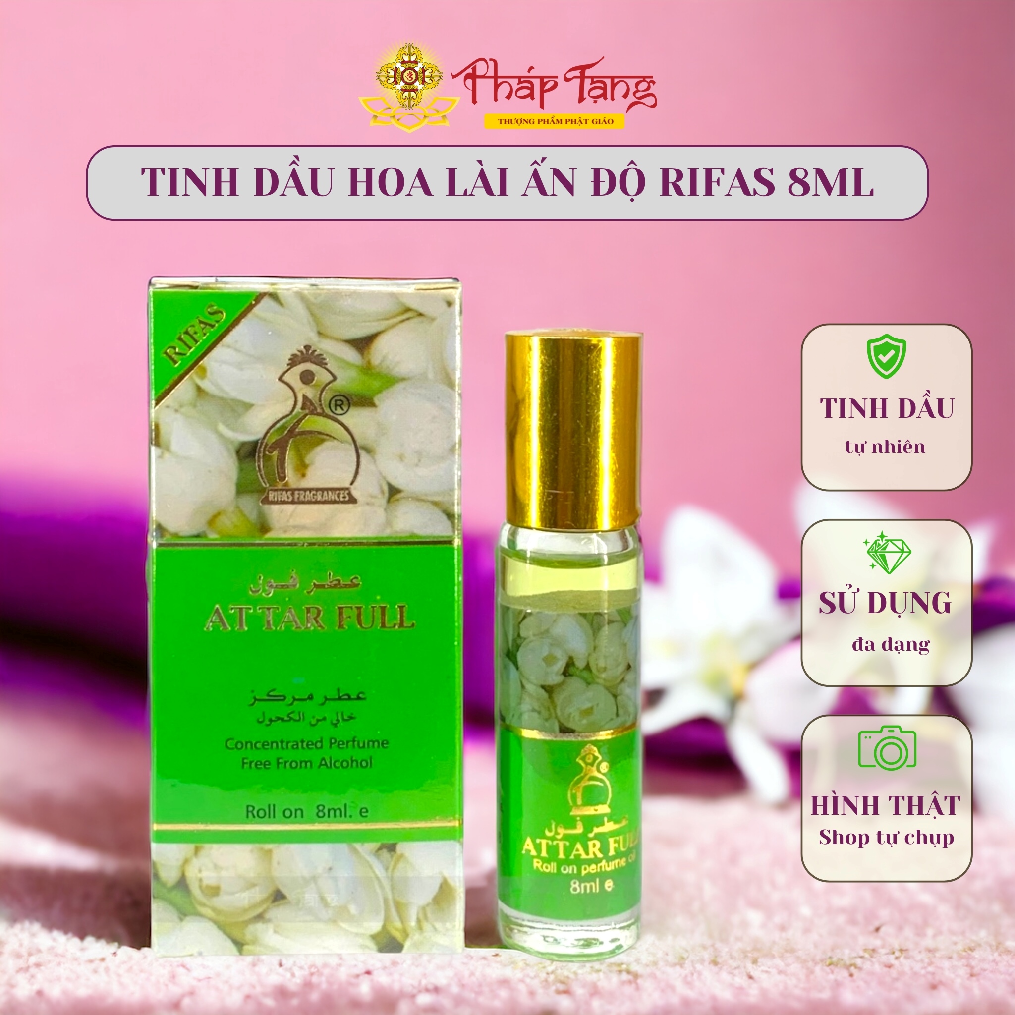 TINH DẦU HOA LÀI ẤN ĐỘ RIFAS 8ML