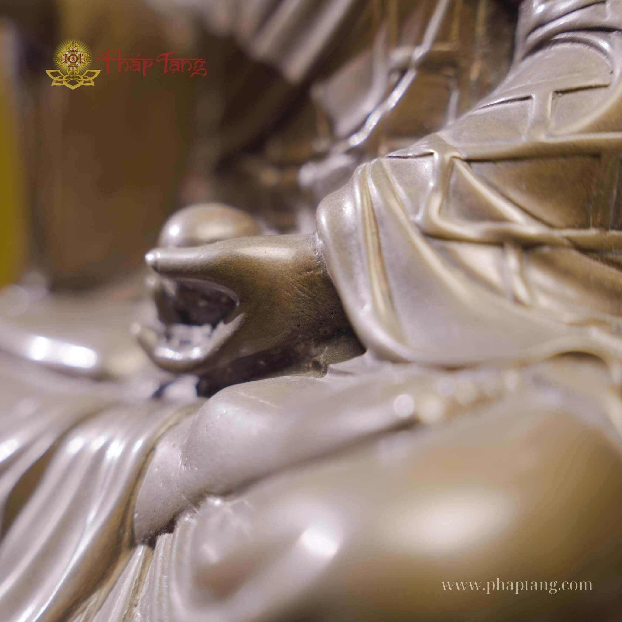 BỒ TÁT ĐỊA TẠNG ĐỒNG-DÁNG NGỒI 42CM