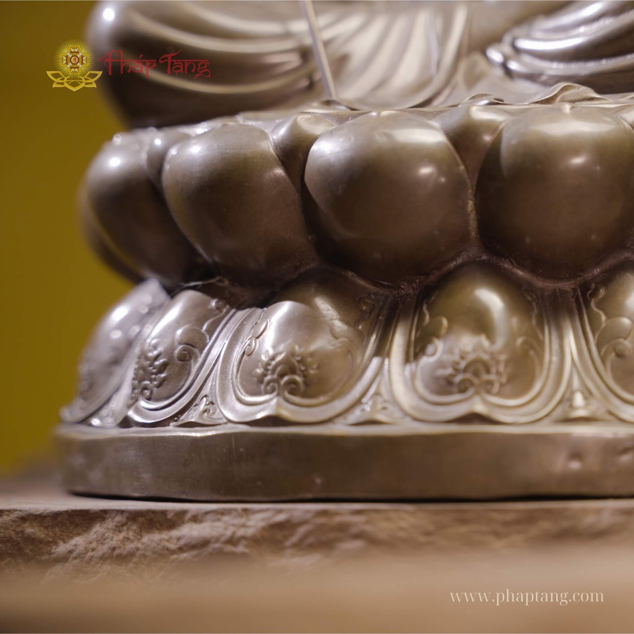 BỒ TÁT ĐỊA TẠNG ĐỒNG-DÁNG NGỒI 42CM