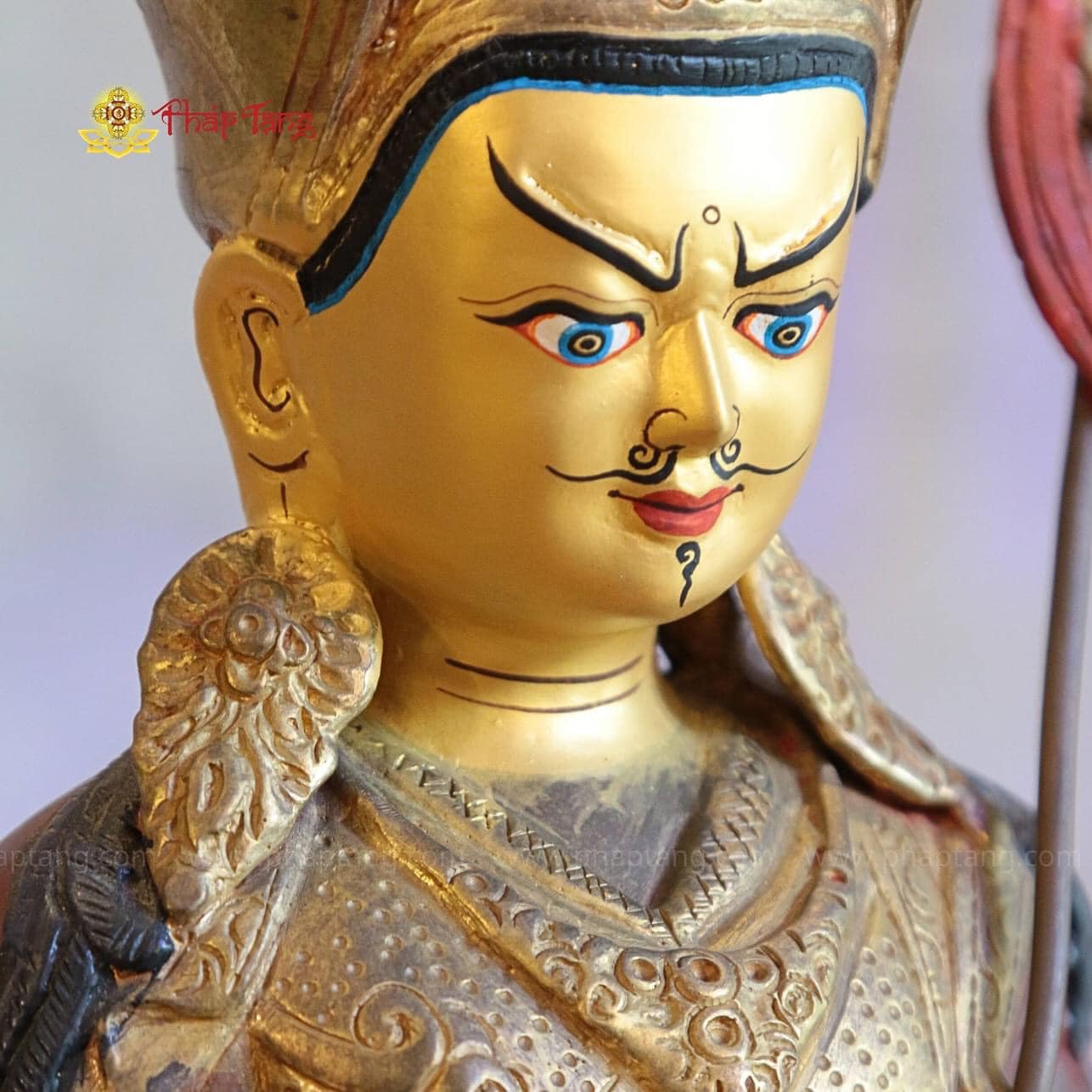 ĐỨC LIÊN HOA SANH ĐỒNG SƠN NÂU NEPAL 35CM