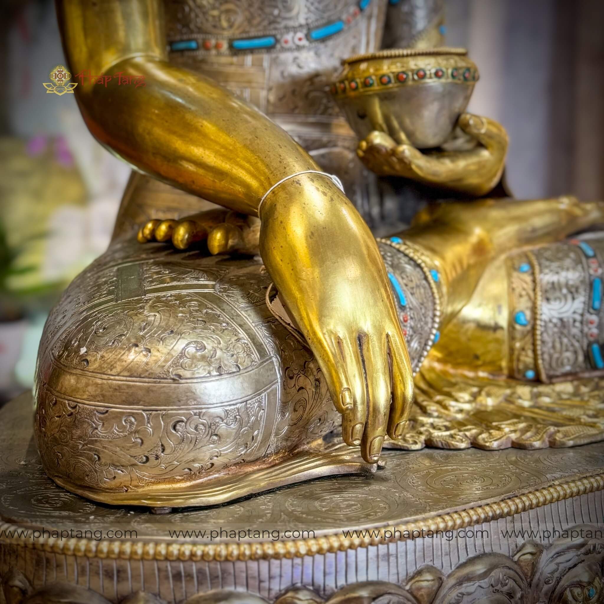 ĐỨC PHẬT BỔN SƯ THÍCH CA MÂU NI NEPAL 90CM