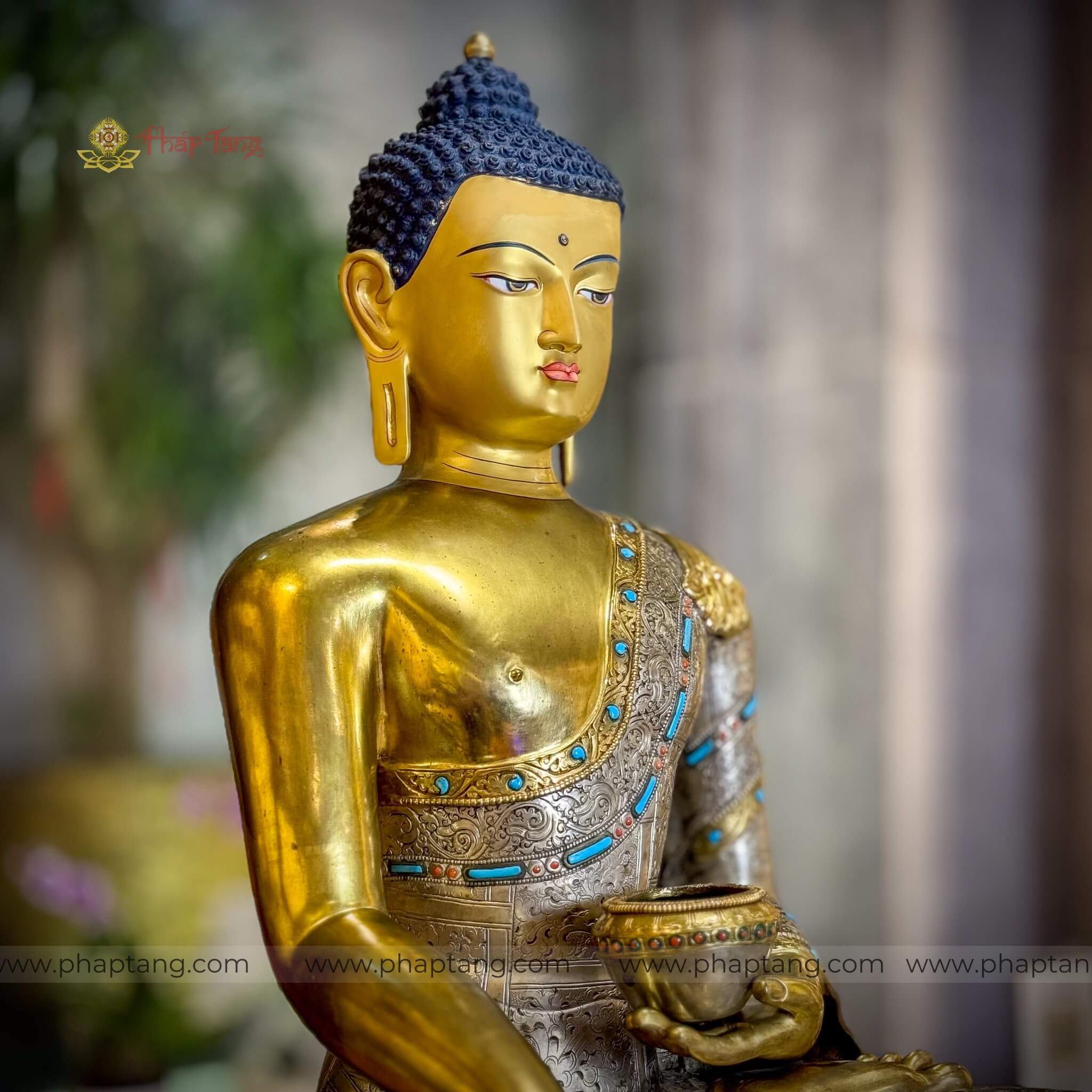 ĐỨC PHẬT BỔN SƯ THÍCH CA MÂU NI NEPAL 90CM