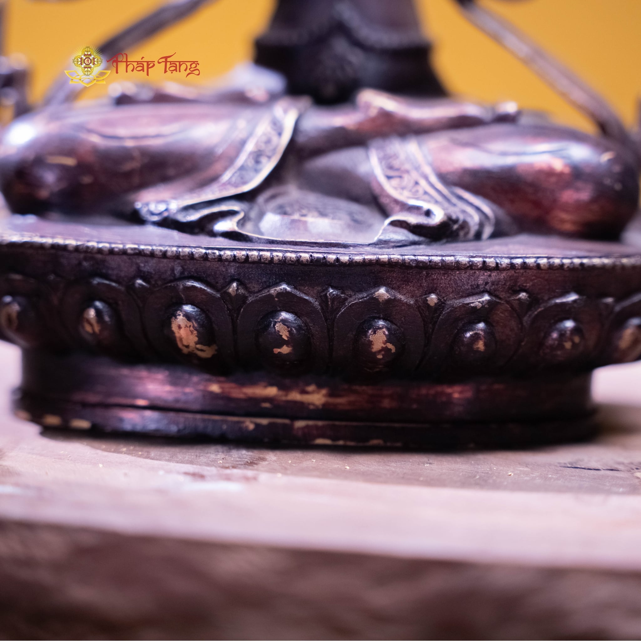 TÔN TƯỢNG ĐỨC QUAN ÂM TỨ THỦ ĐỒNG XƯA 30CM