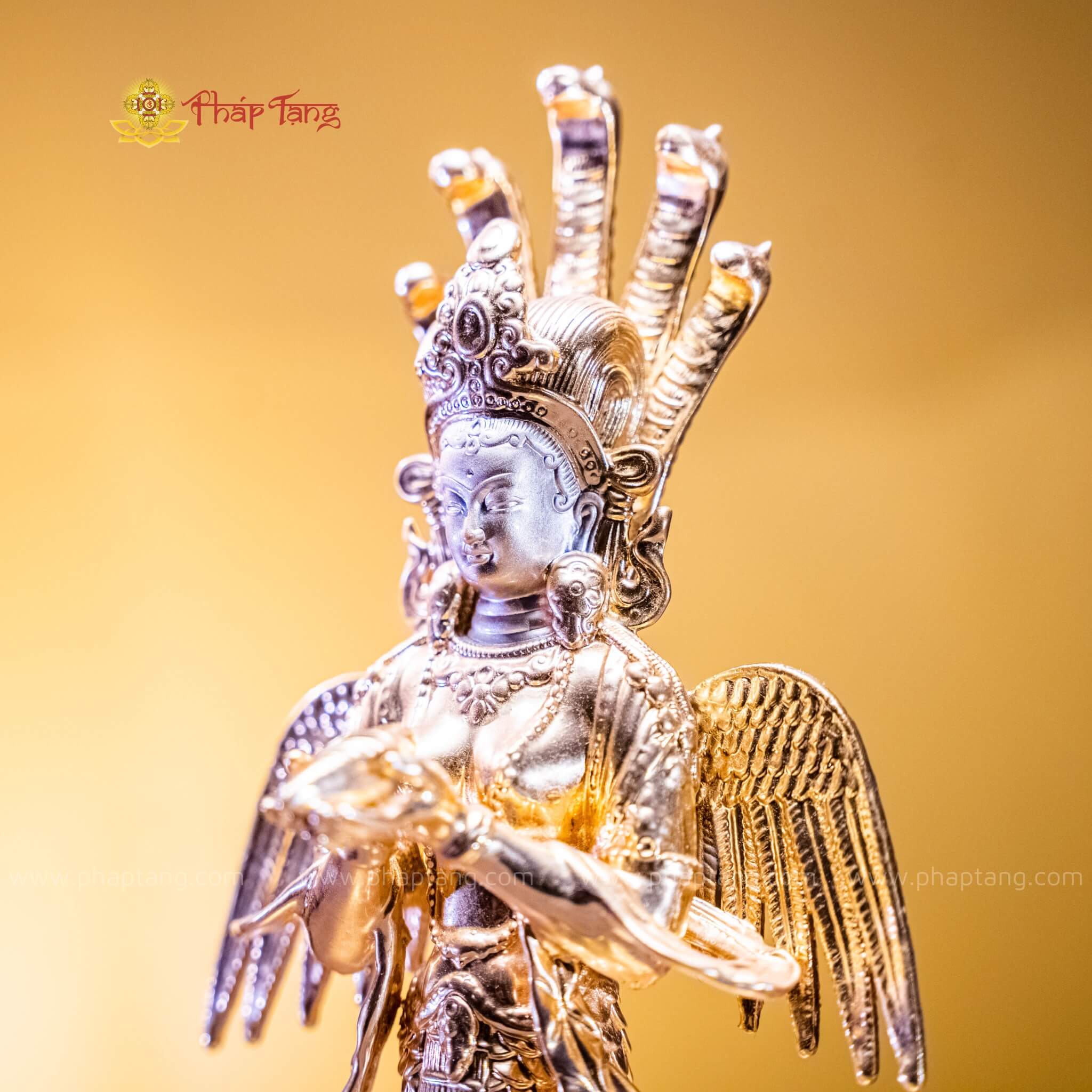 TÔN TƯỢNG NGÀI NAGA DÁT VÀNG 9999