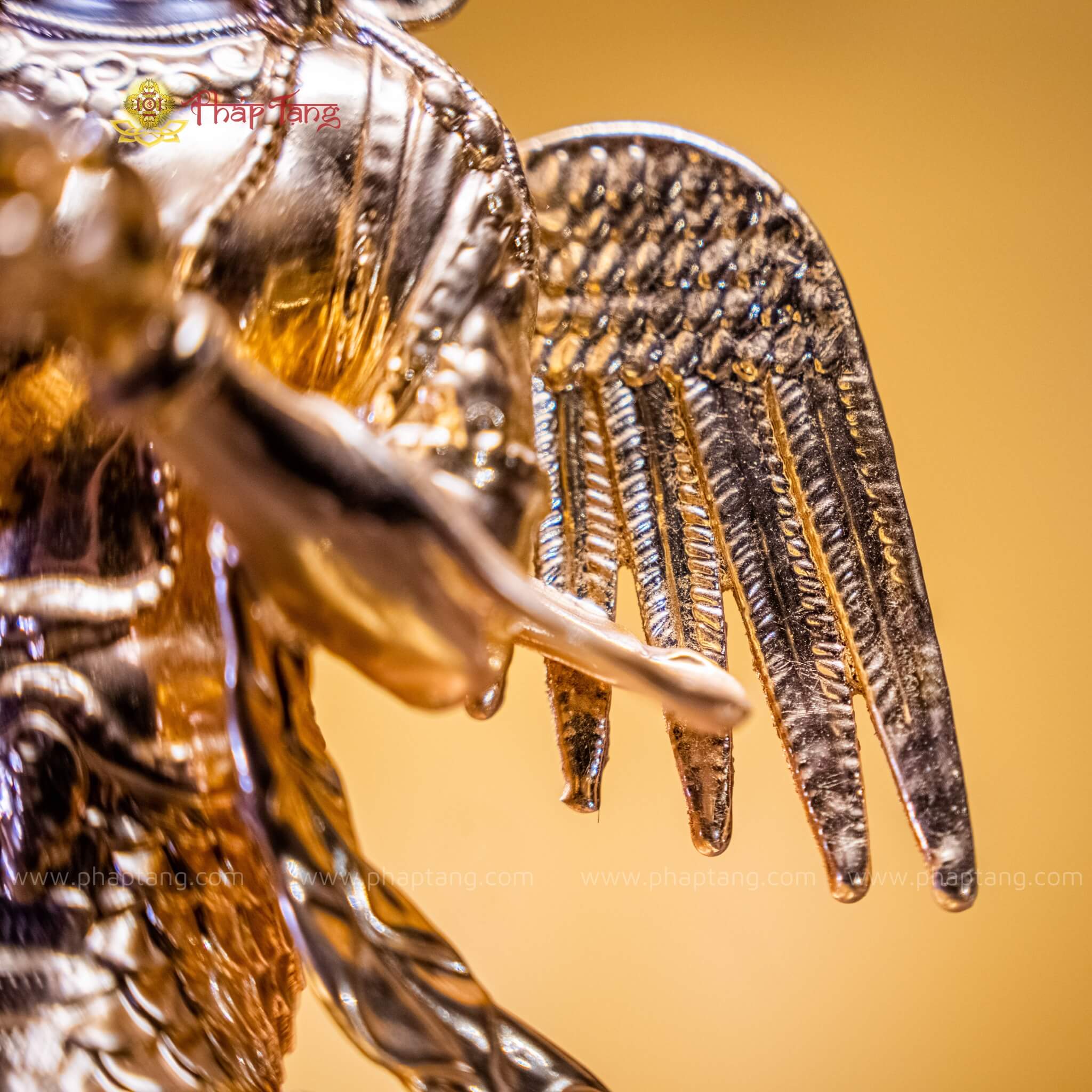 TÔN TƯỢNG NGÀI NAGA DÁT VÀNG 9999