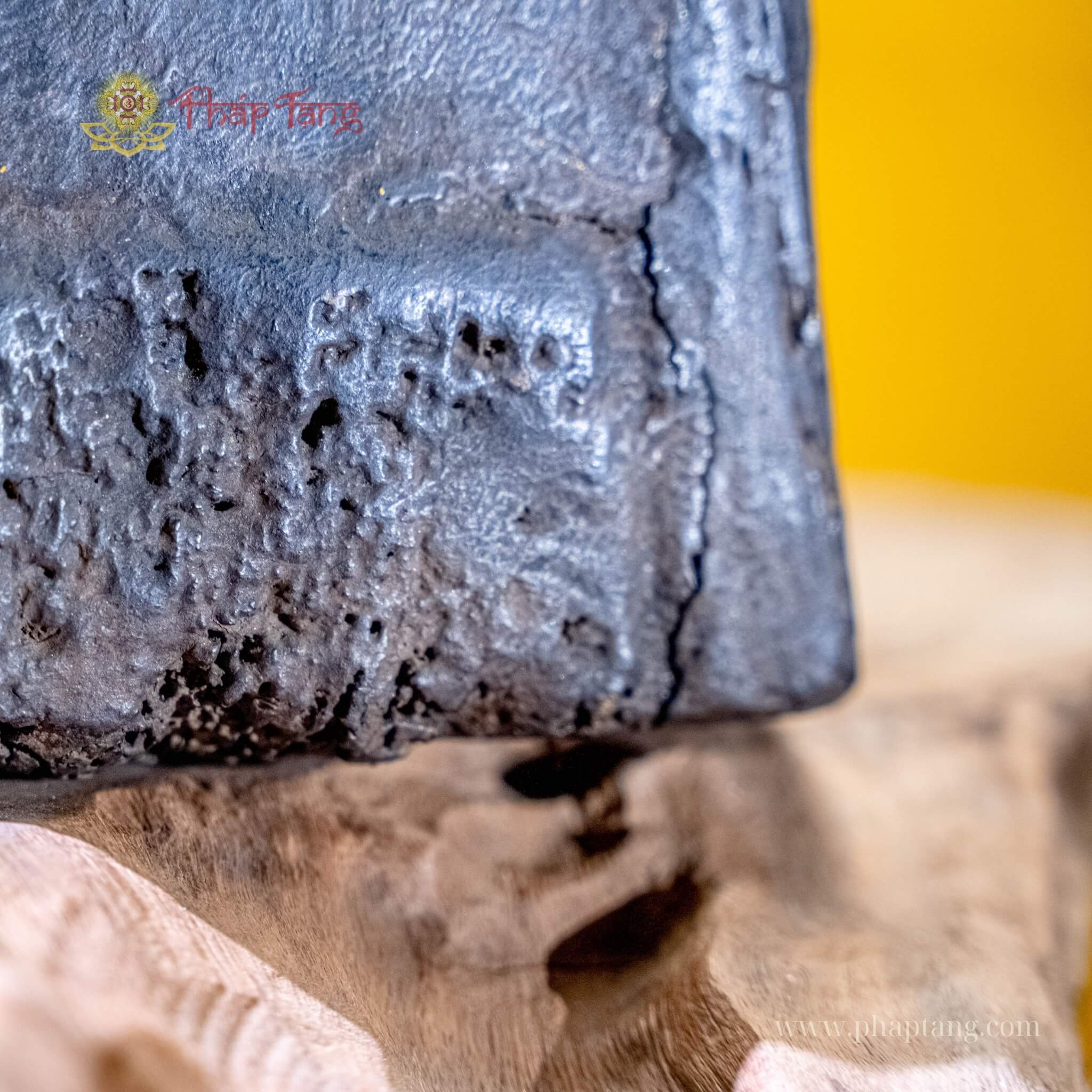 TƯỢNG PHẬT THÍCH CA MÂU NI GỖ XƯA NEPAL 40CM