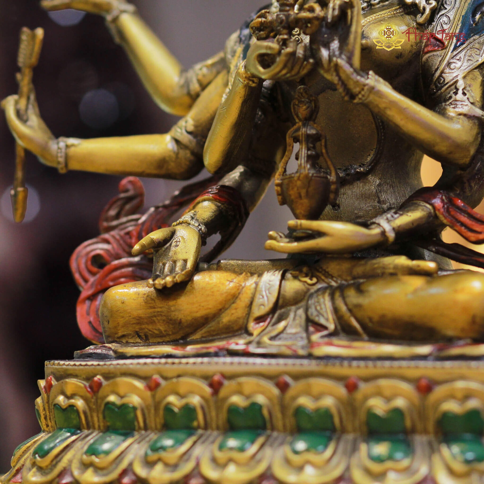 PHẬT ĐẢNH TÔN THẮNG ĐỒNG PHÁP LAM 30CM