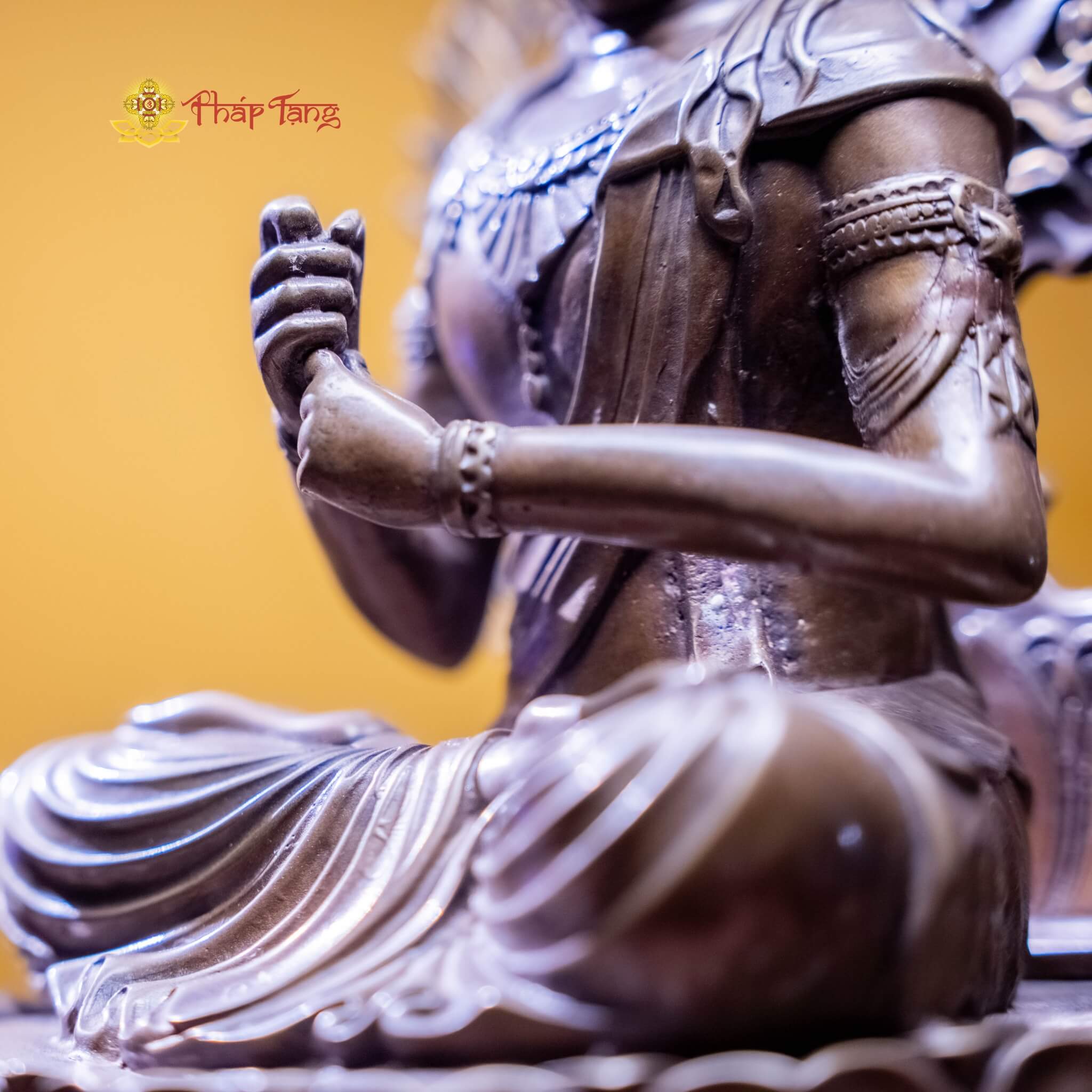 TÔN TƯỢNG ĐỨC PHẬT TỲ LÔ GIÁ NA ĐỒNG VN 40CM