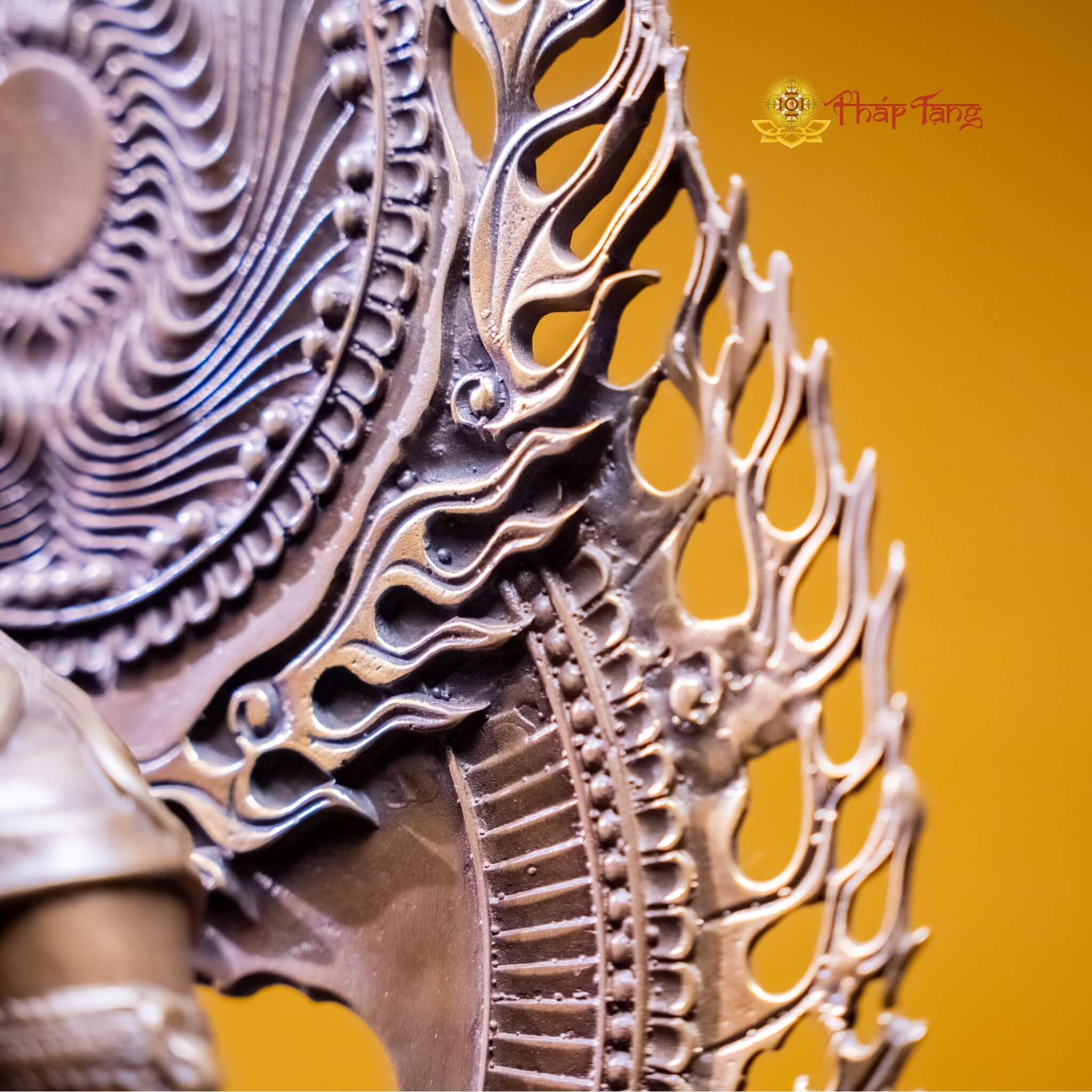 TÔN TƯỢNG ĐỨC PHẬT TỲ LÔ GIÁ NA ĐỒNG VN 40CM