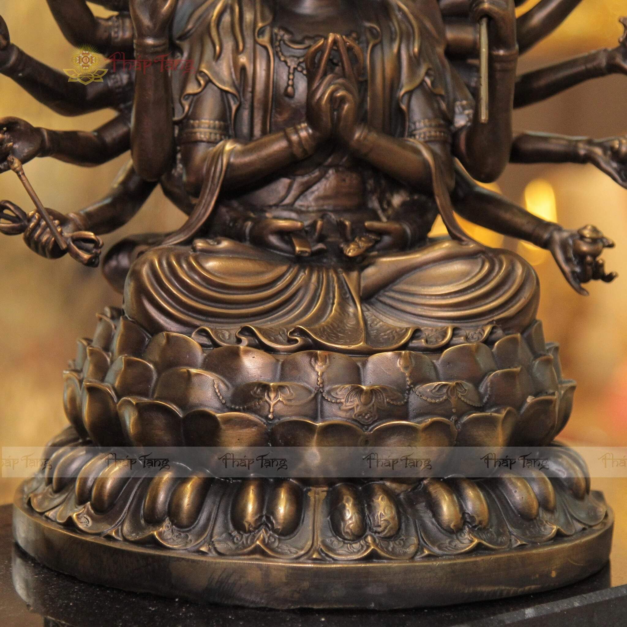 TÔN TƯỢNG CHUẨN ĐỀ BỒ TÁT ĐỒNG VN 40CM