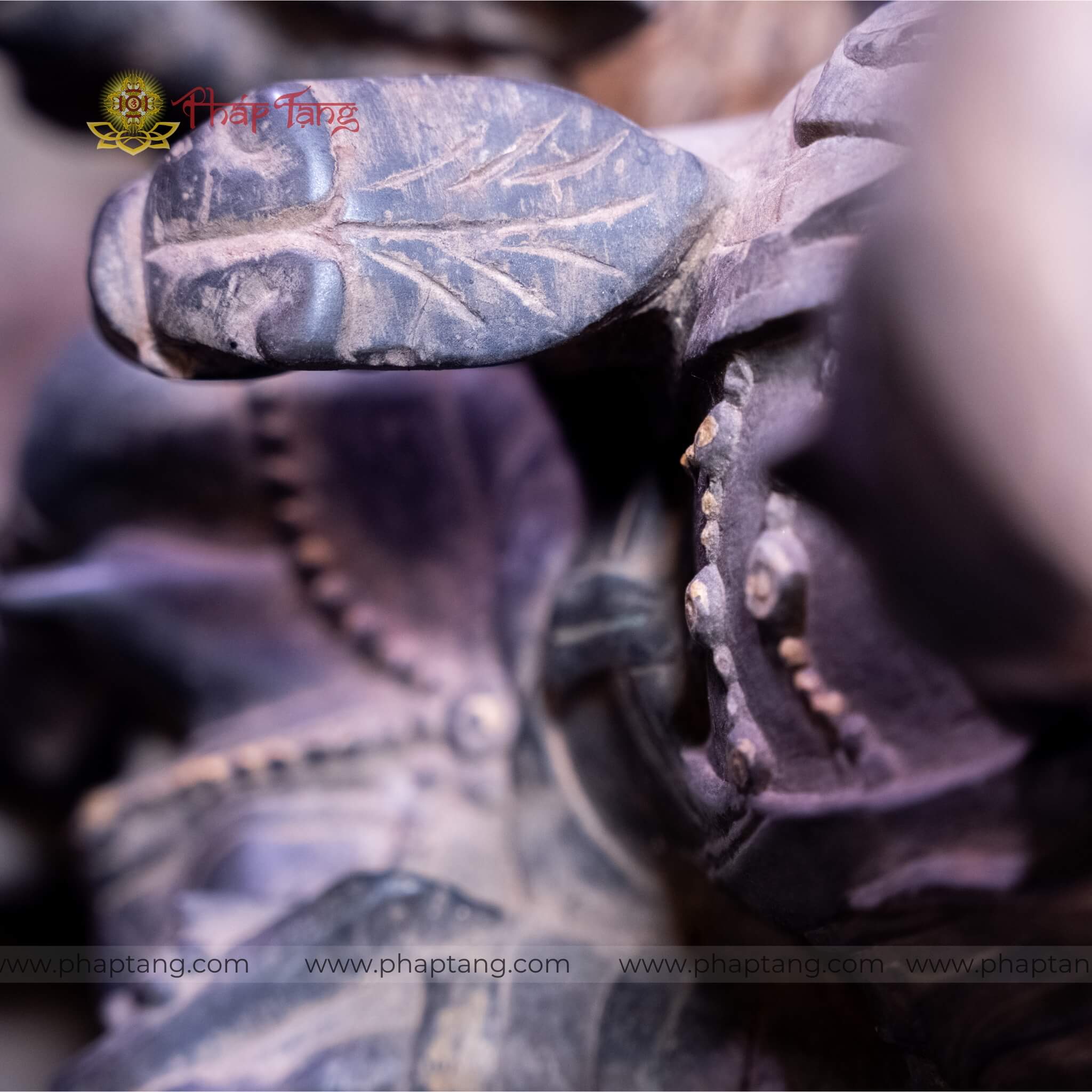 TƯỢNG BỒ TÁT VĂN THÙ ĐÁ CỔ ẤN ĐỘ CAO 67CM