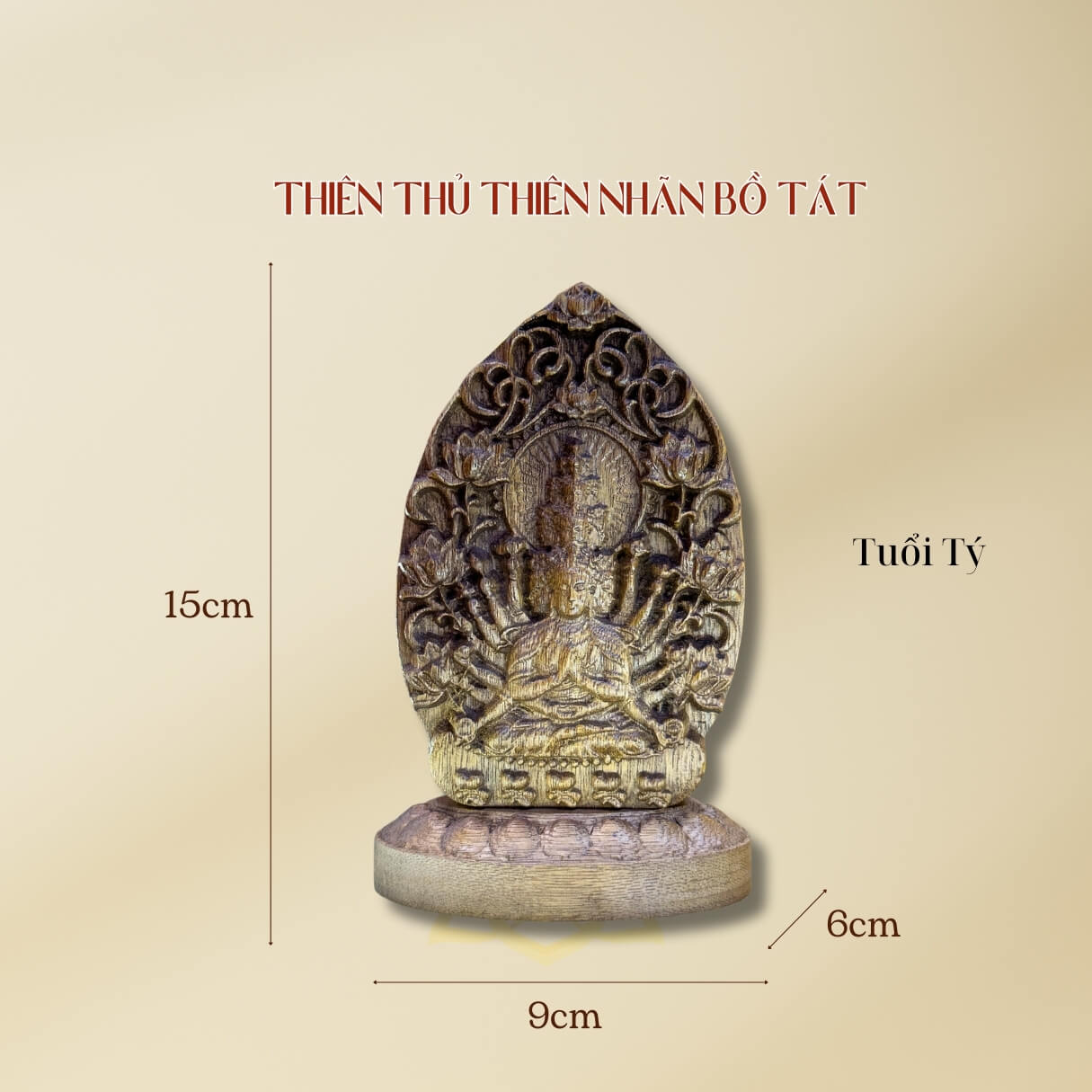 Tượng Phật Bản Mệnh Trầm Hương - Bình An & May Mắn Trên Mọi Nẻo Đường