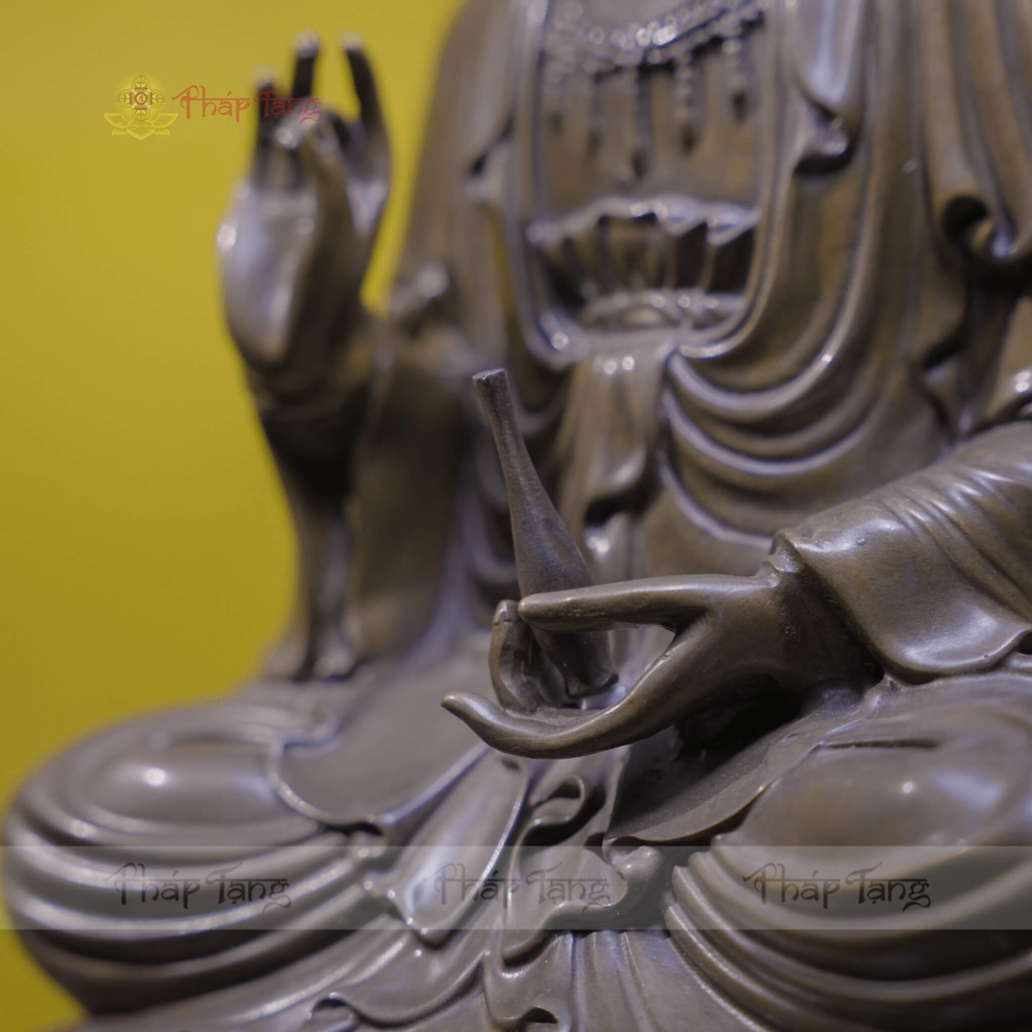 TÔN TƯỢNG QUAN THẾ ÂM BỒ TÁT ĐỒNG VN 40CM